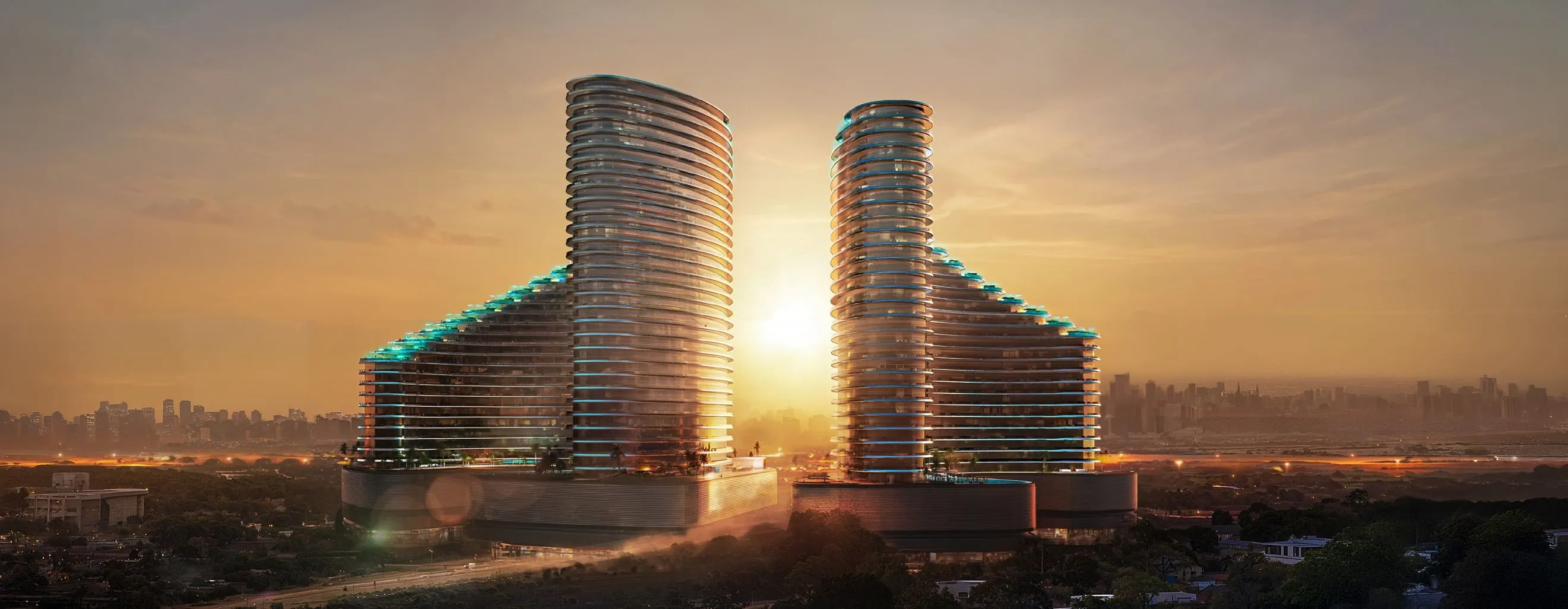 Binghatti Skyflame architecture