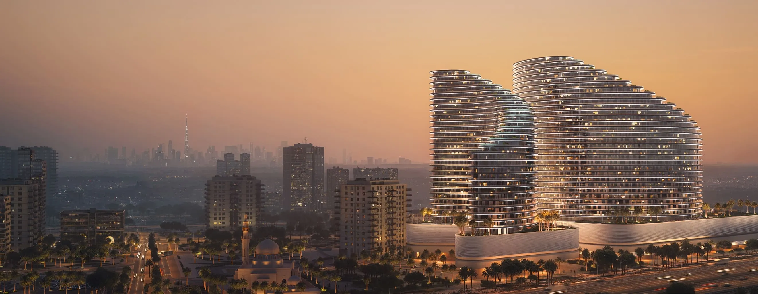 Binghatti Skyflame architecture