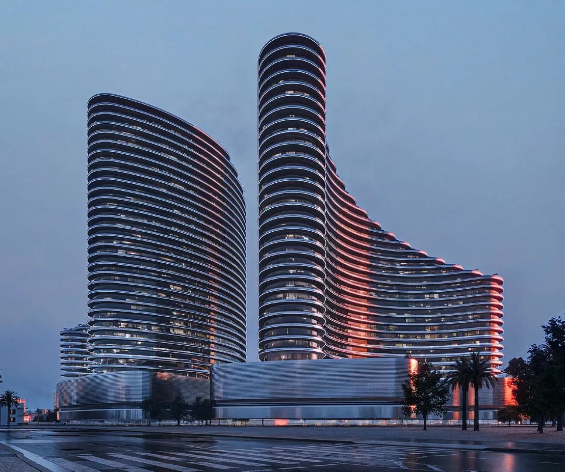 Binghatti Skyflame architecture