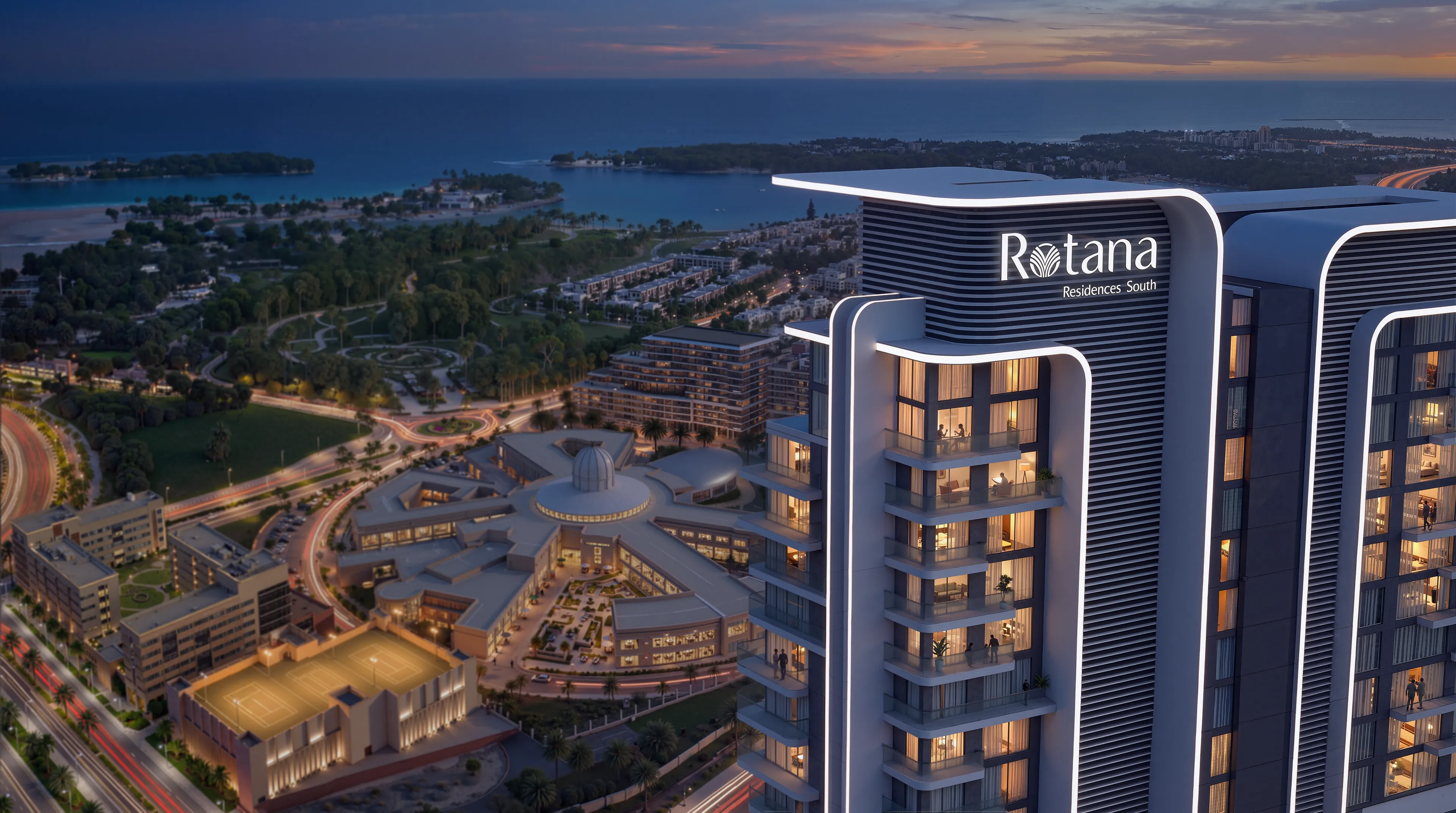 Rotana Residences South Tower architecture