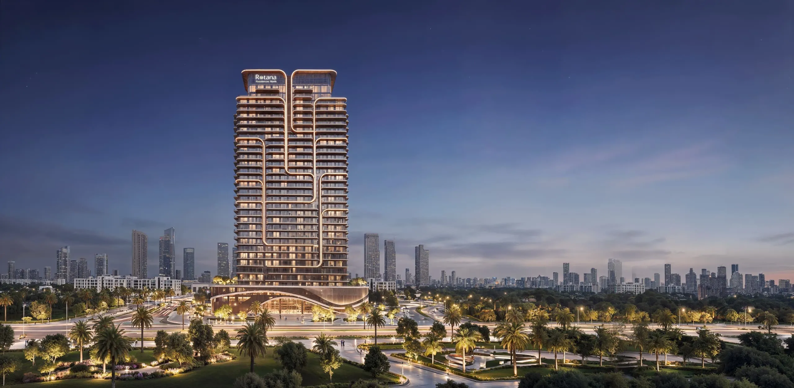 Rotana Residences North Tower architecture