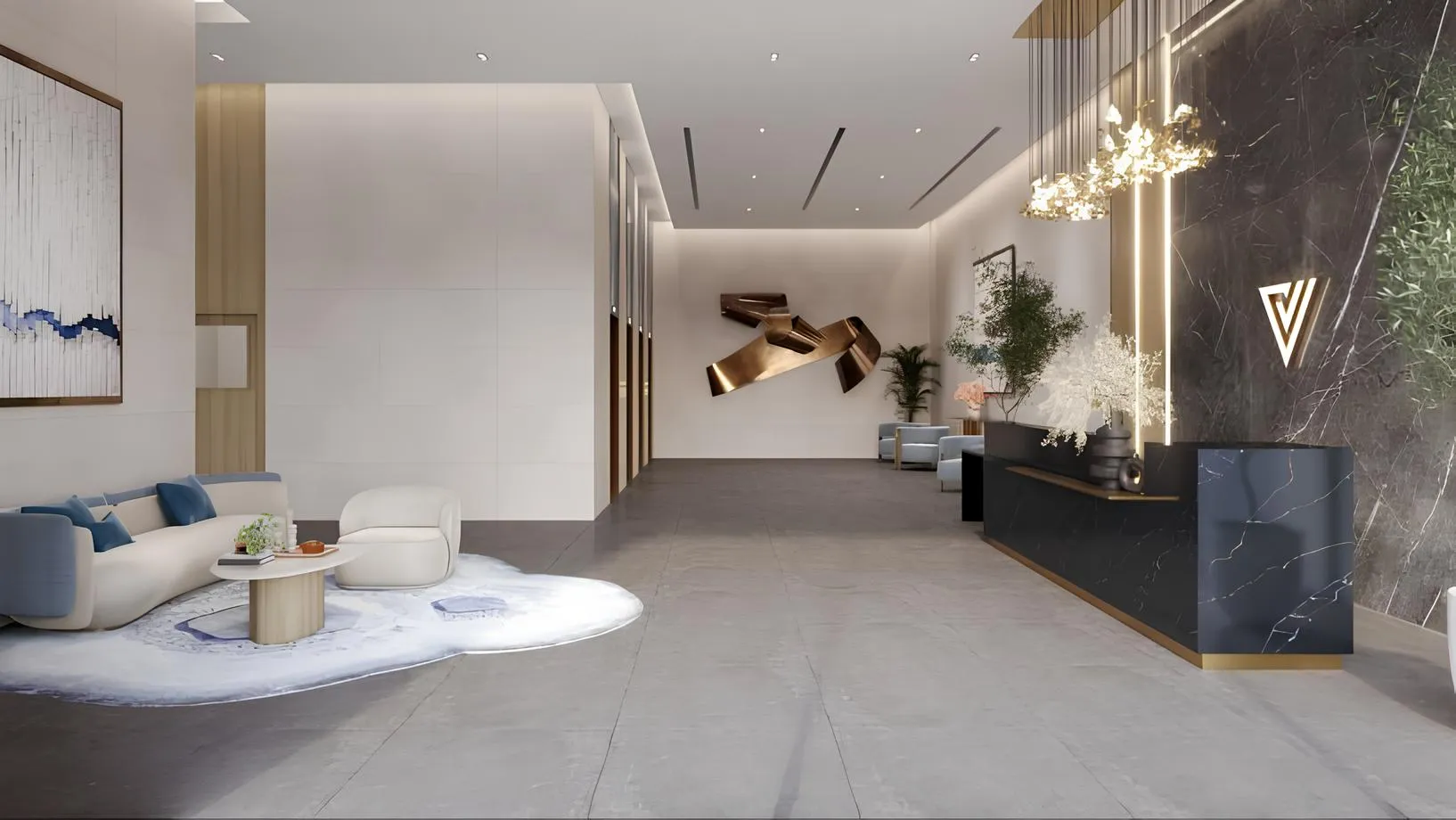 Amwaj Tower lobby