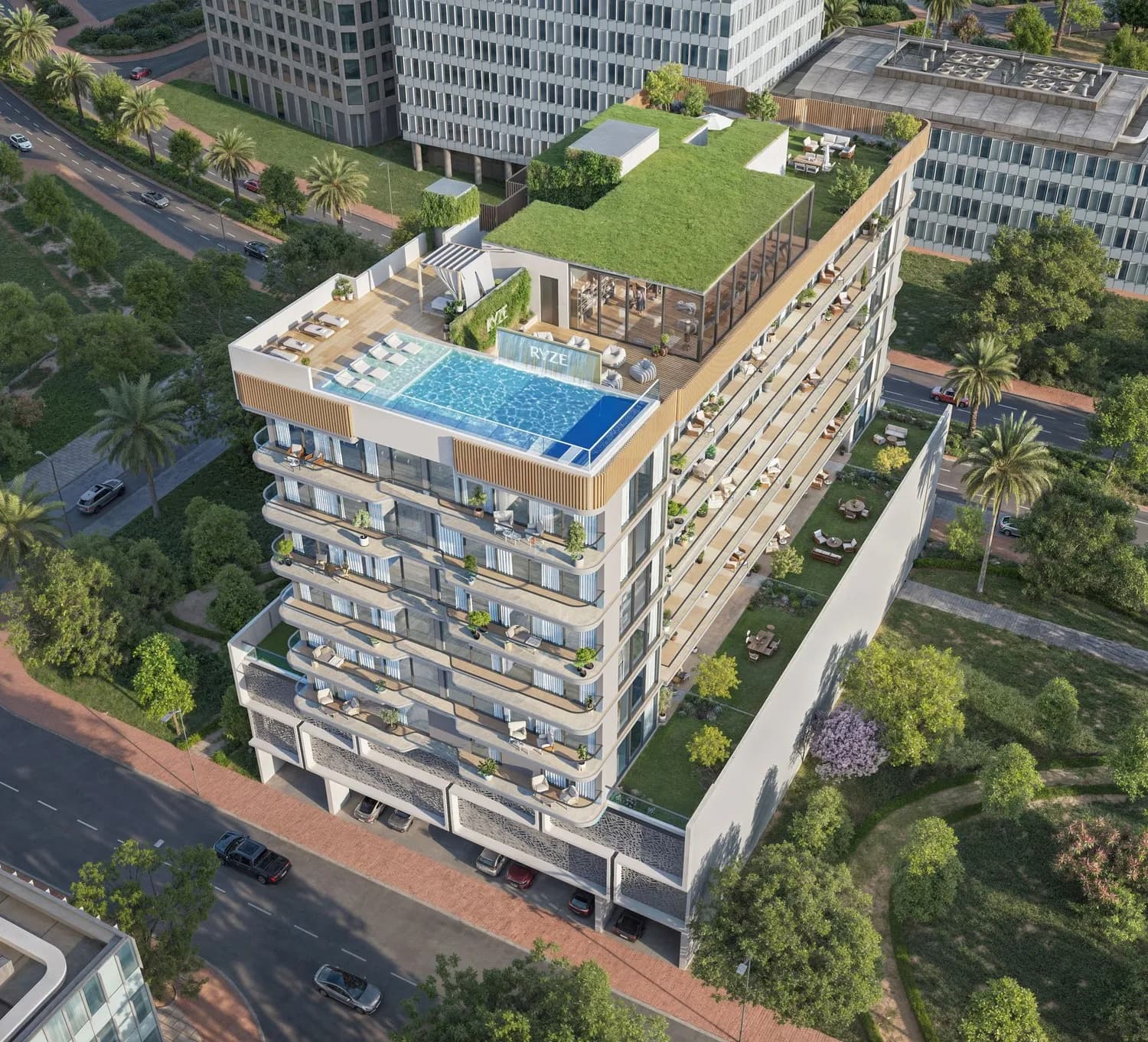 Ryze Residences by AUM Development architecture