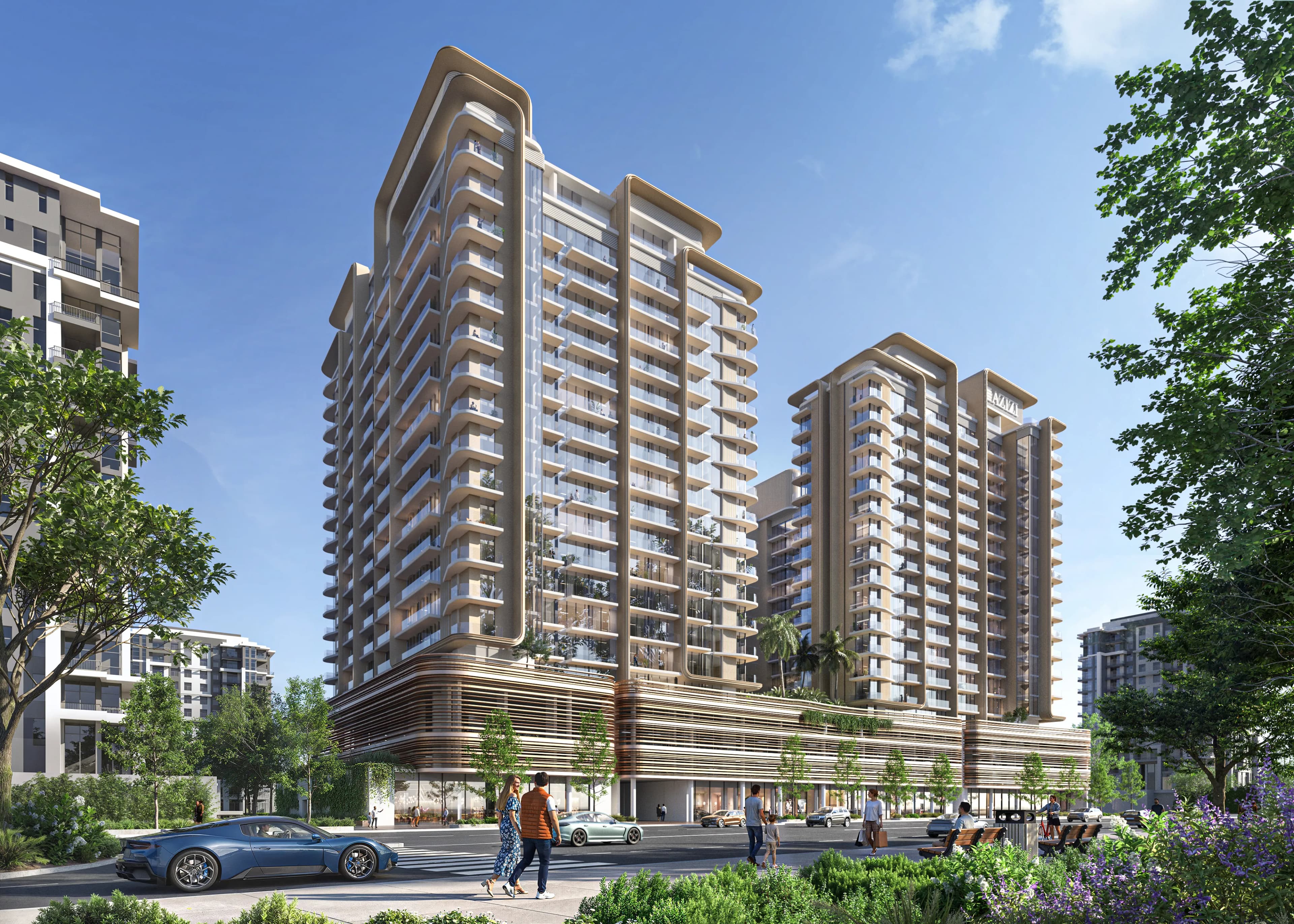Jaddaf Beach Oasis architecture
