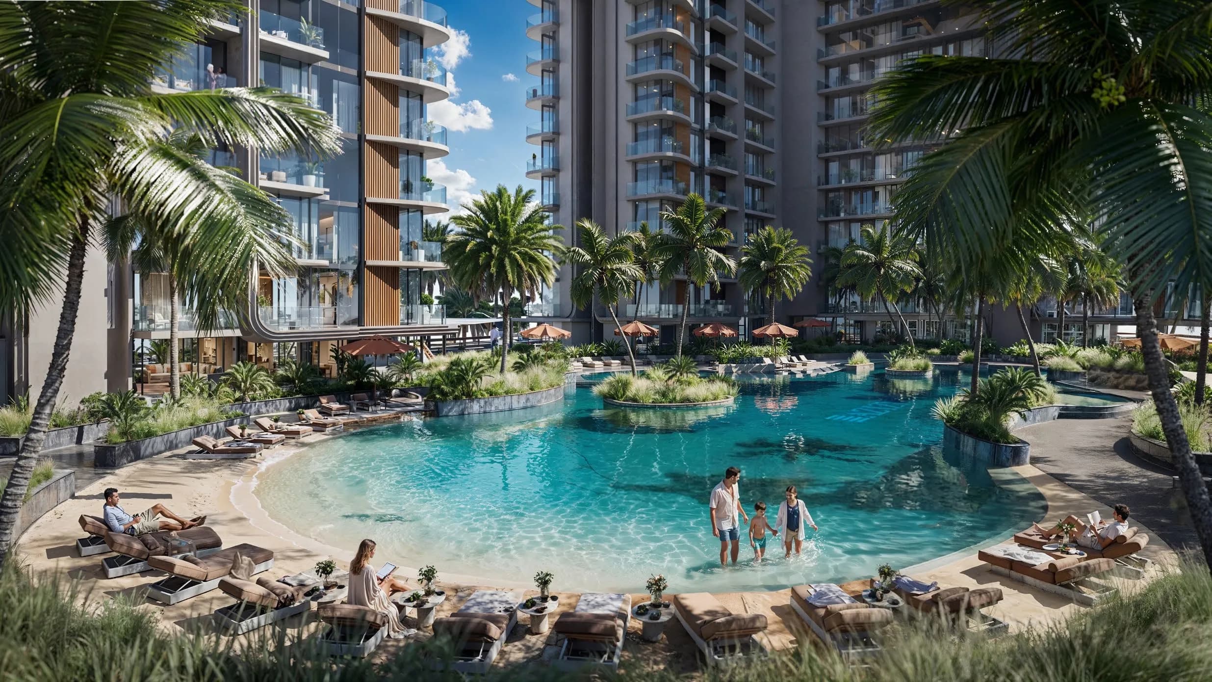 Jaddaf Beach Oasis architecture