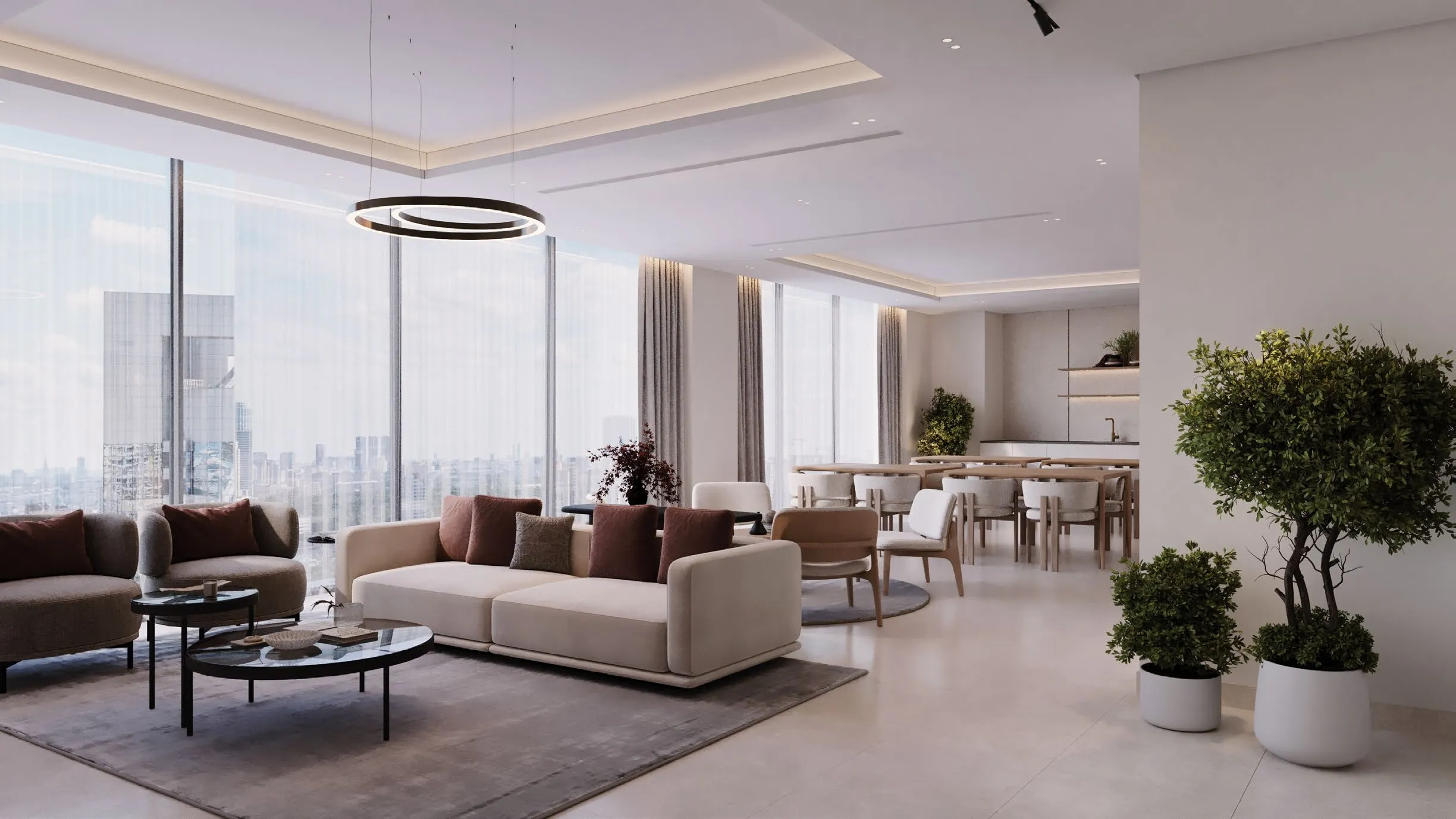 Jaddaf Beach Oasis interior