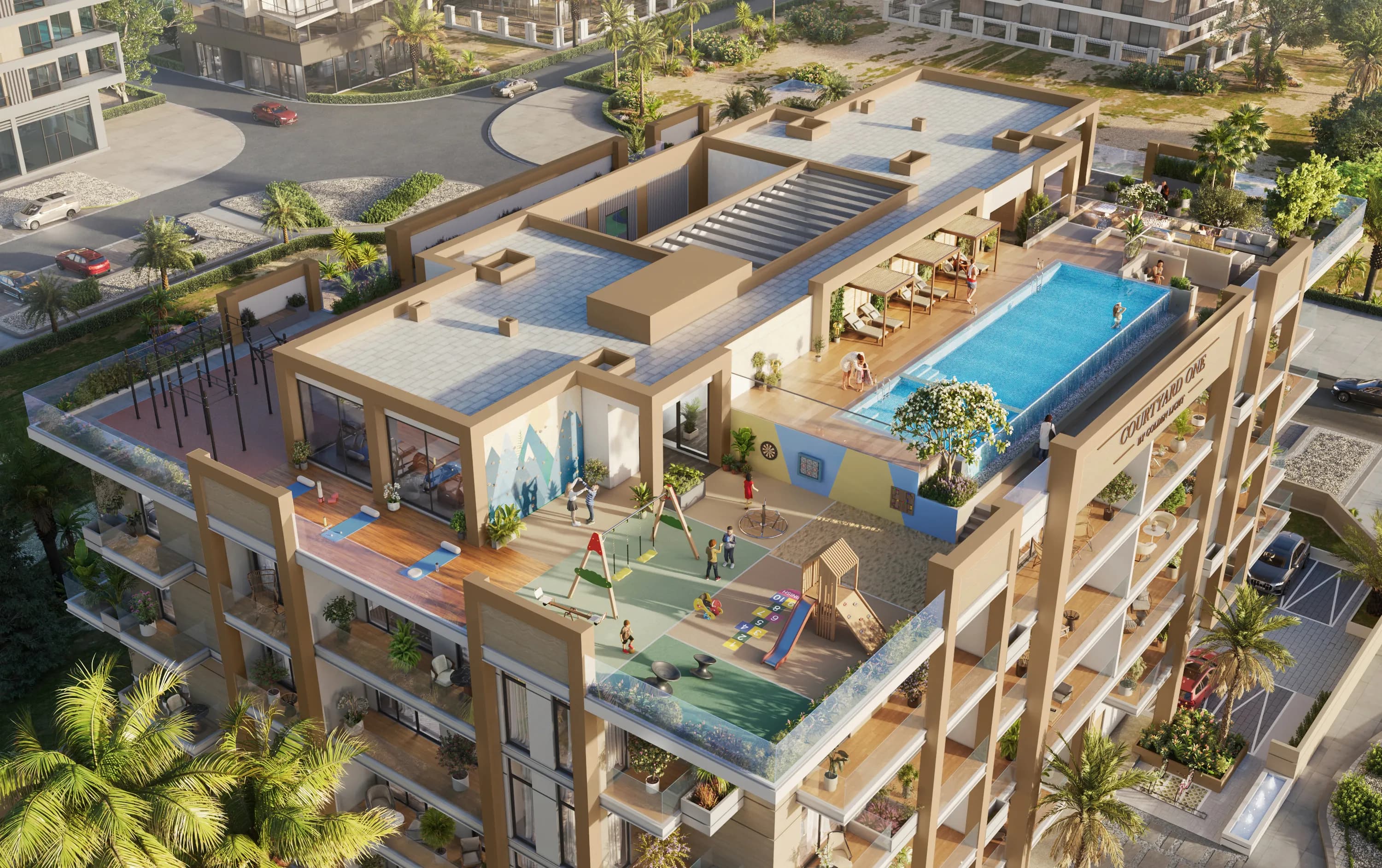 Courtyard One architecture