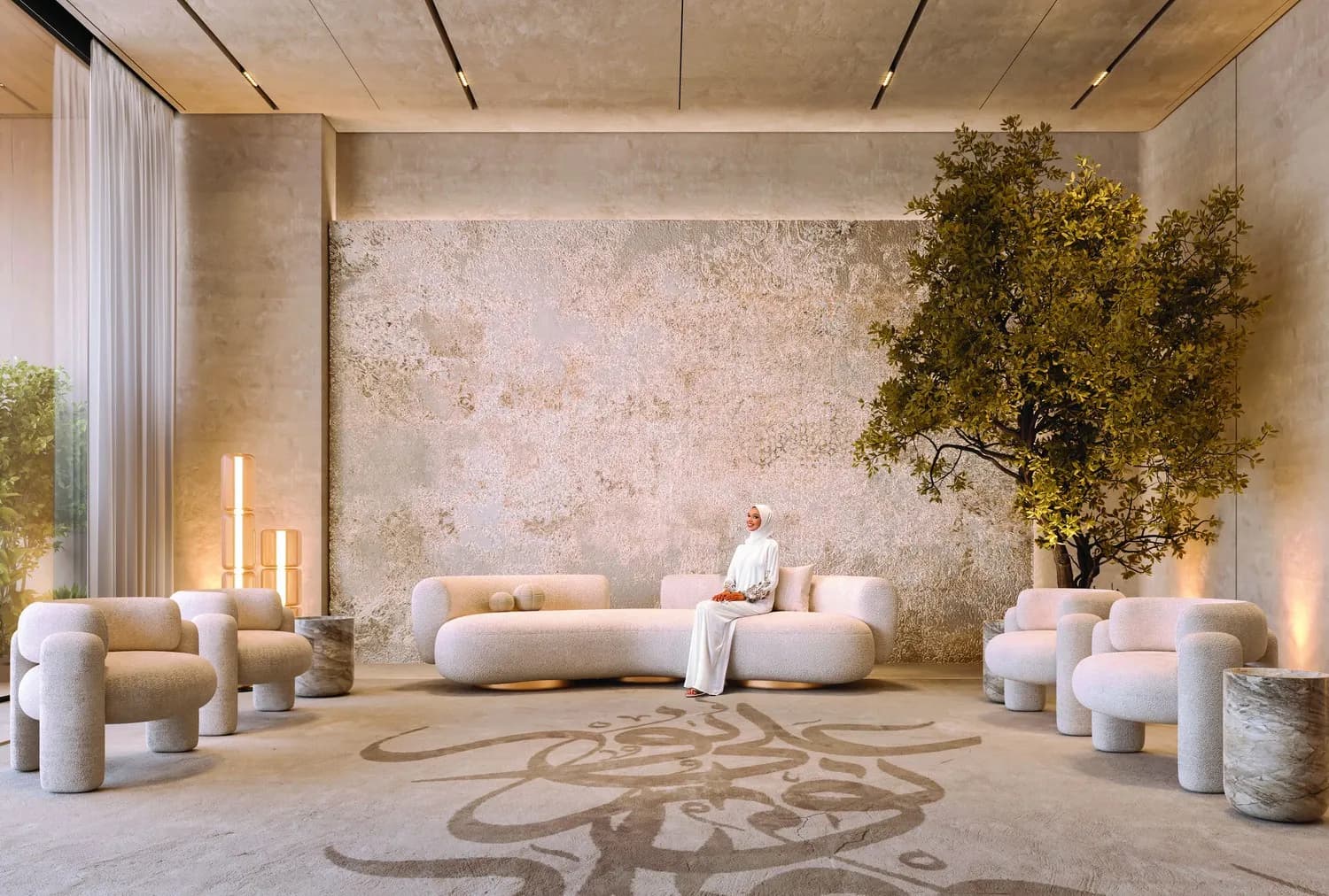 Al Ghaf Tower lobby