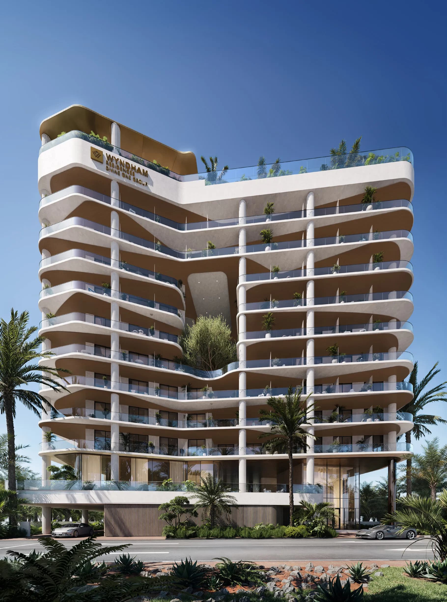 Wyndham Residences Al Marjan Island architecture