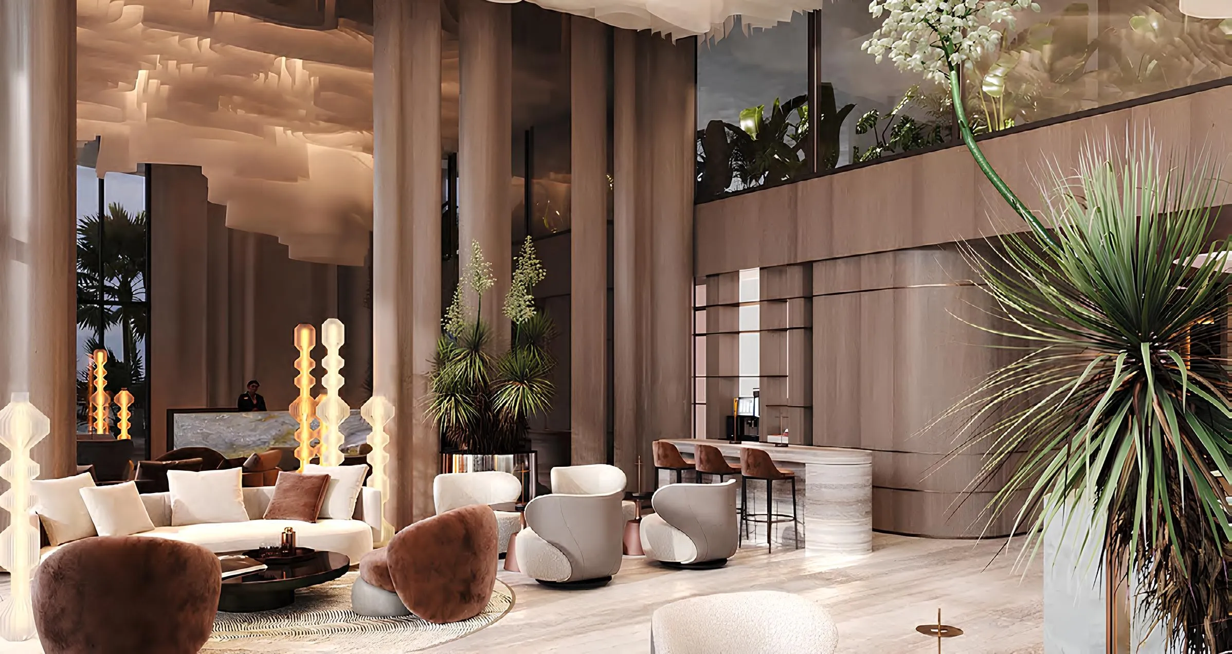 Wyndham Residences Al Marjan Island lobby
