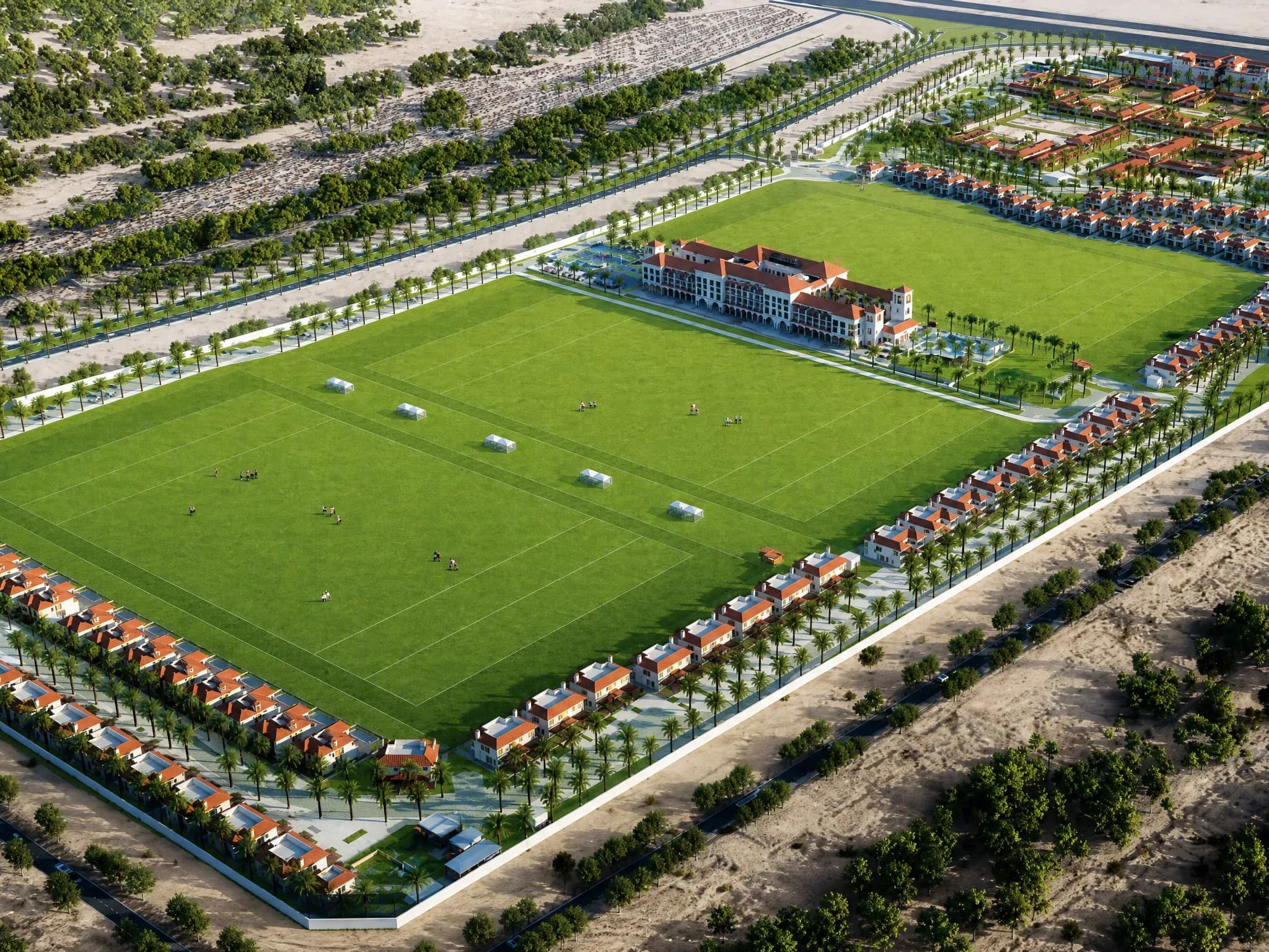 Al Habtoor Polo Resort Villas architecture