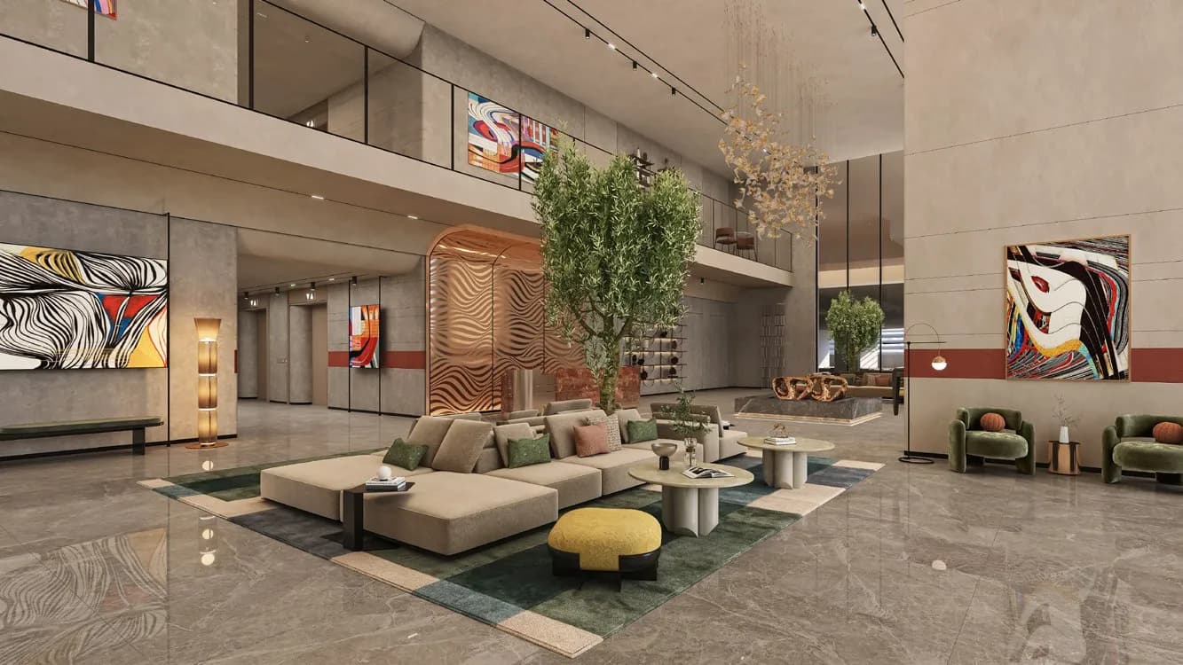 Mövenpick Residences Dubai Motor City Phase 1 lobby