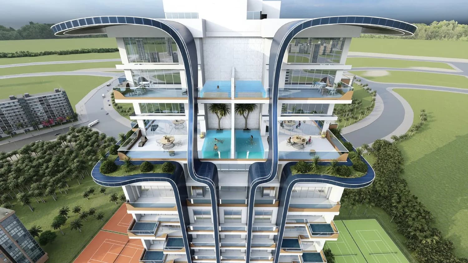 Samana Waves architecture