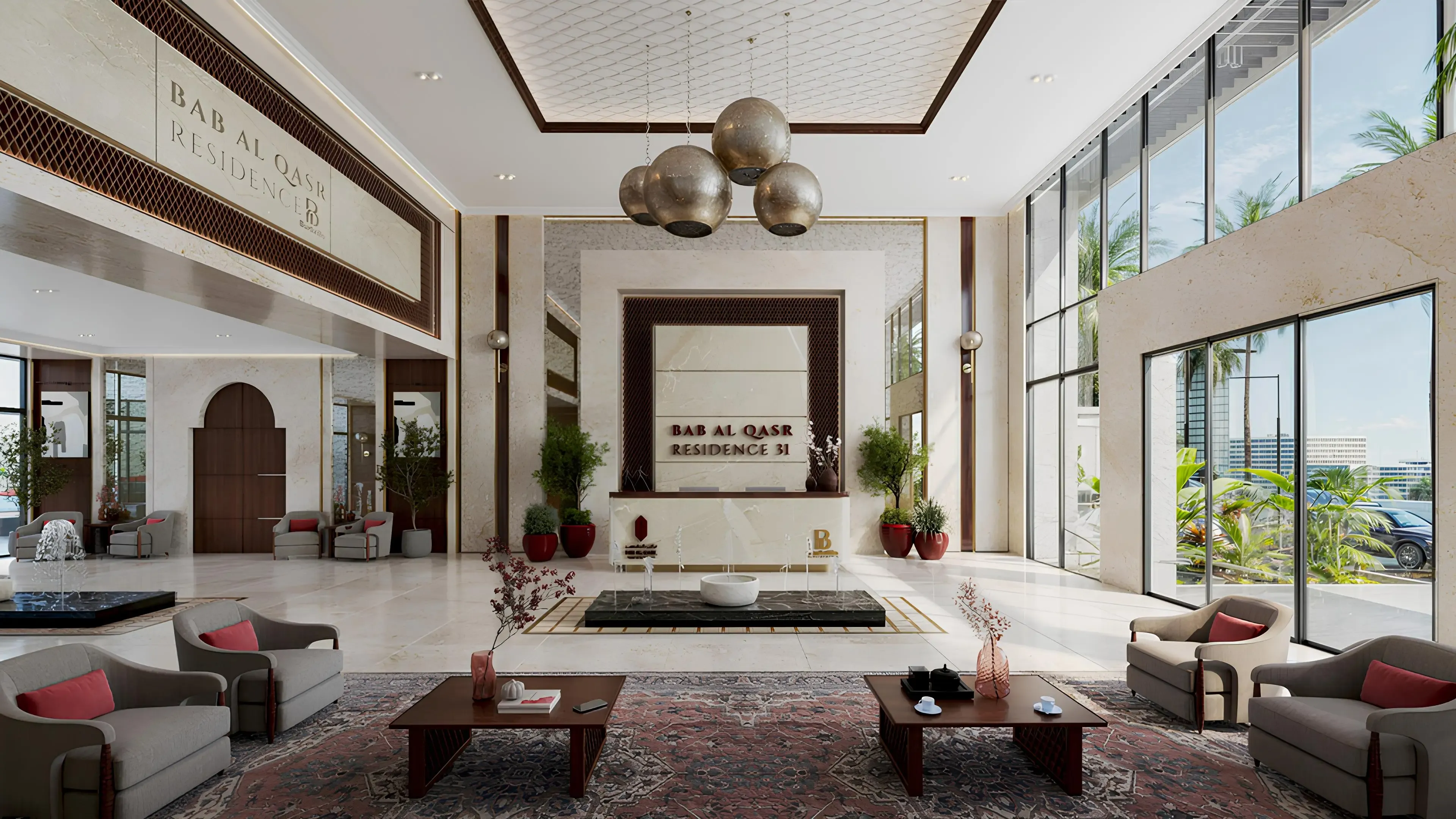 Bab Al Qasr Residence 31 lobby