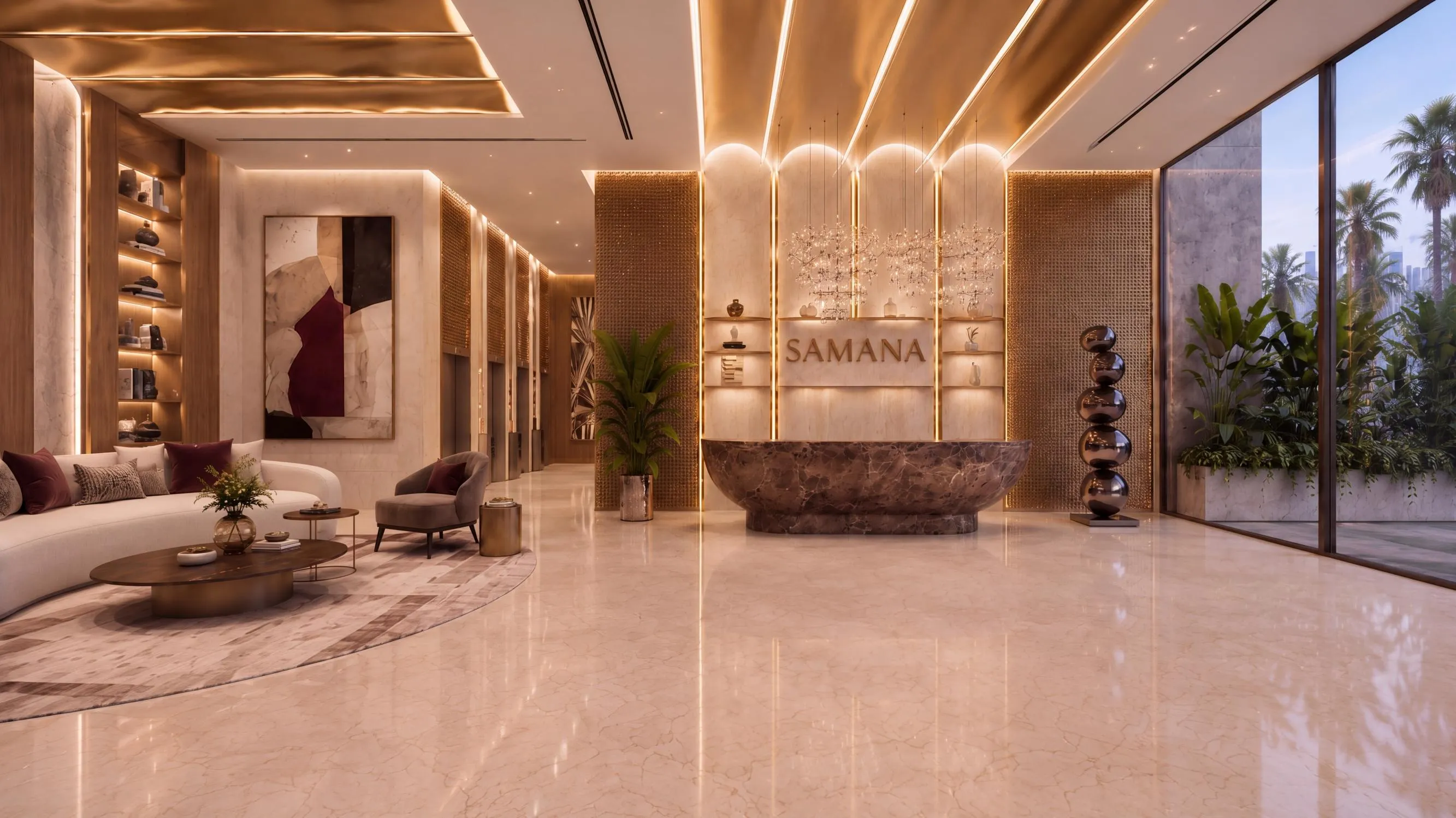 Samana Portside lobby