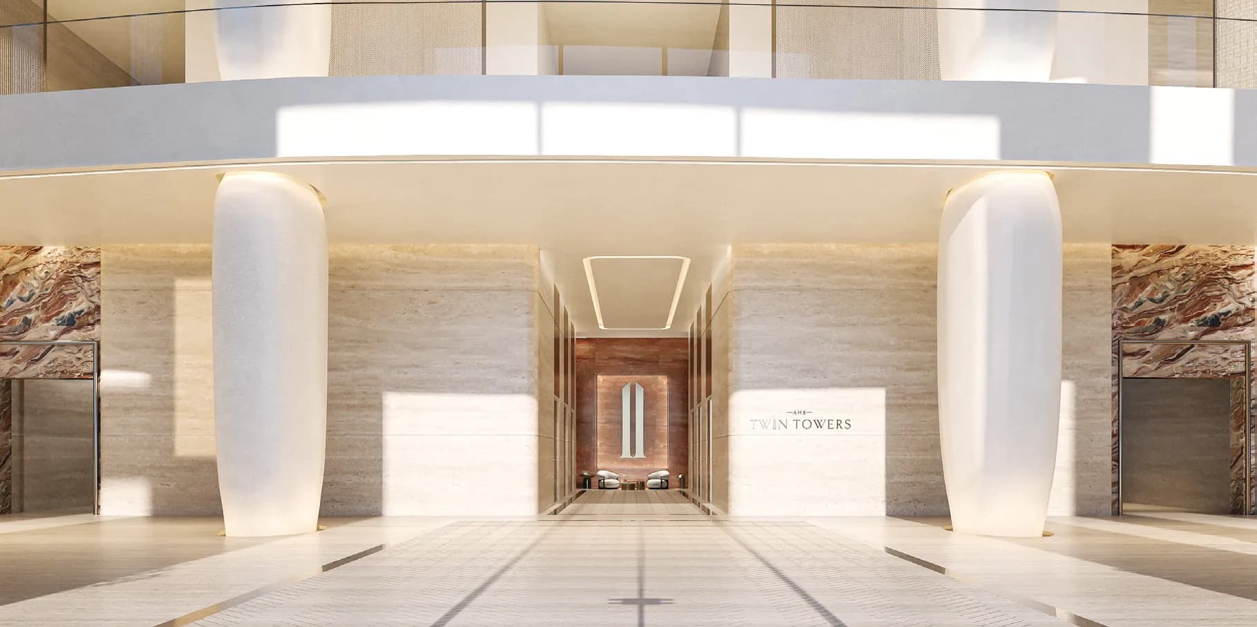 AHS Twin Towers lobby