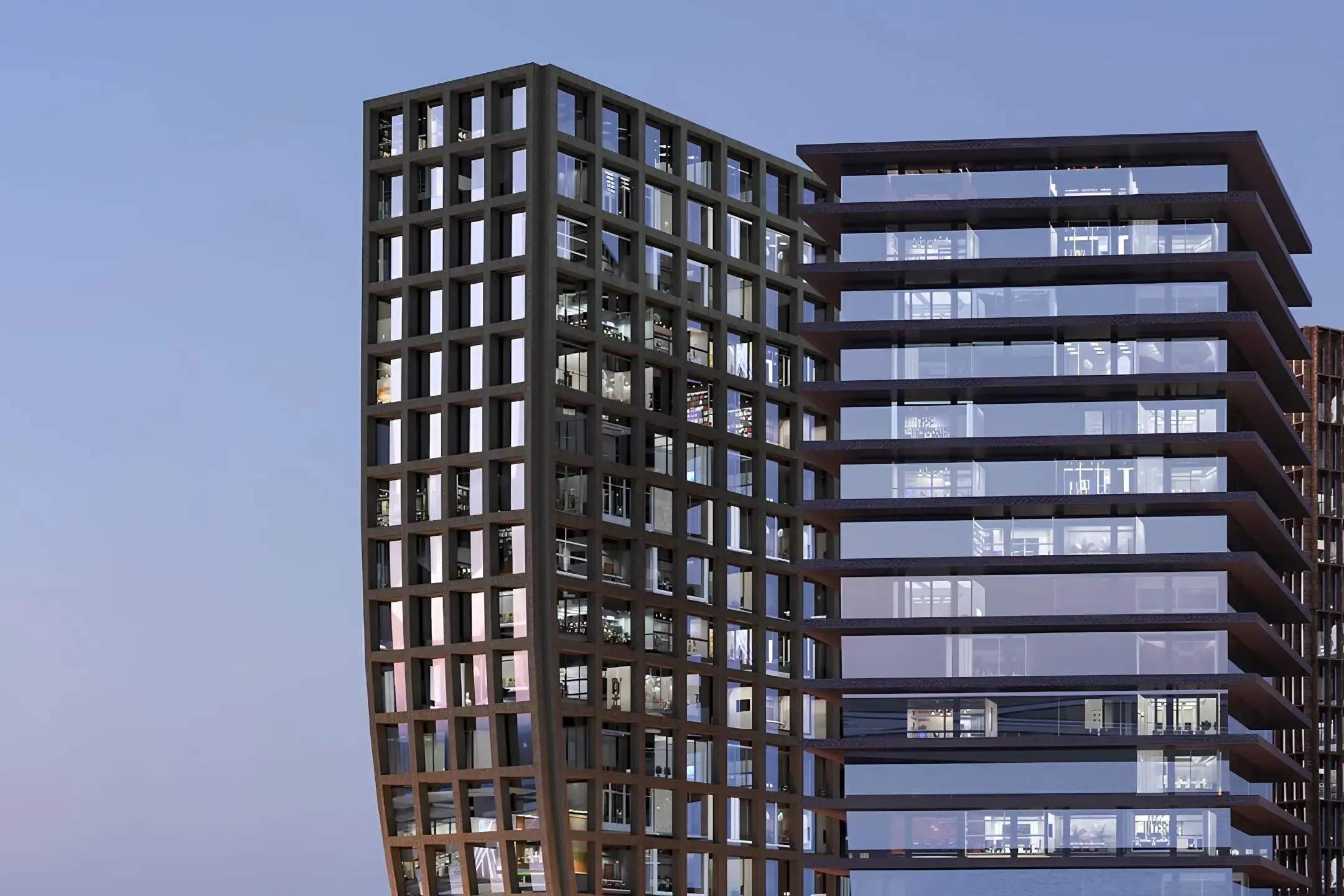 Bearau Lamar Commercial Tower architecture