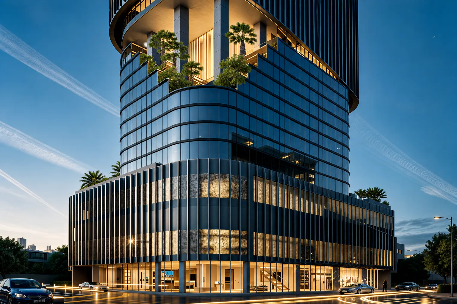 1970 Office Tower architecture