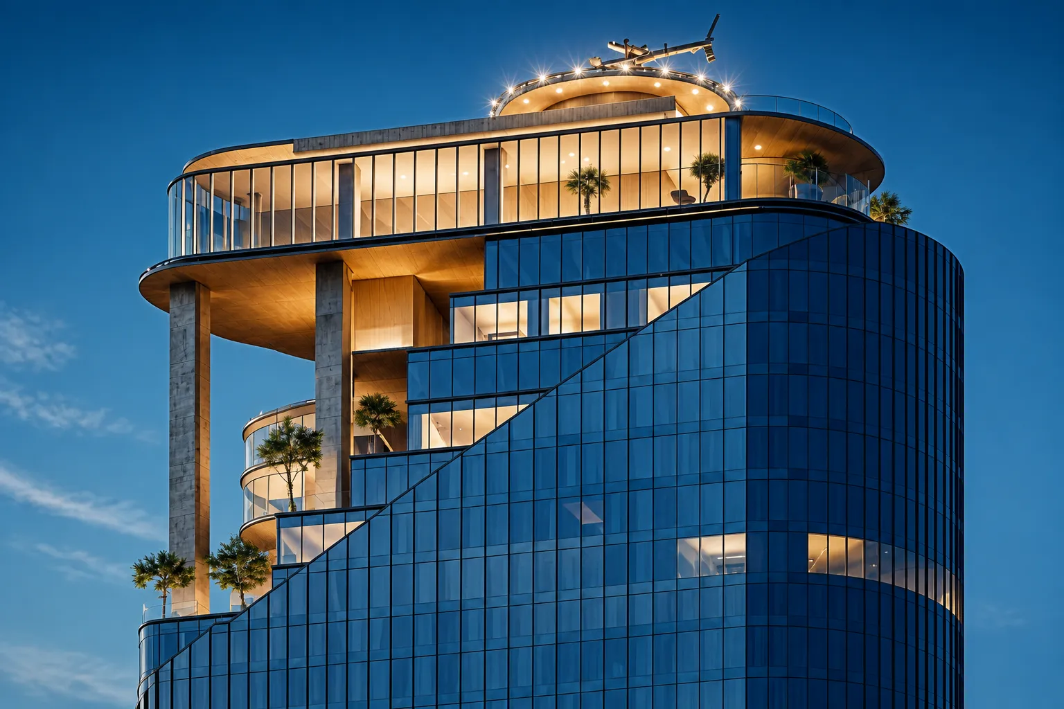 1970 Office Tower architecture