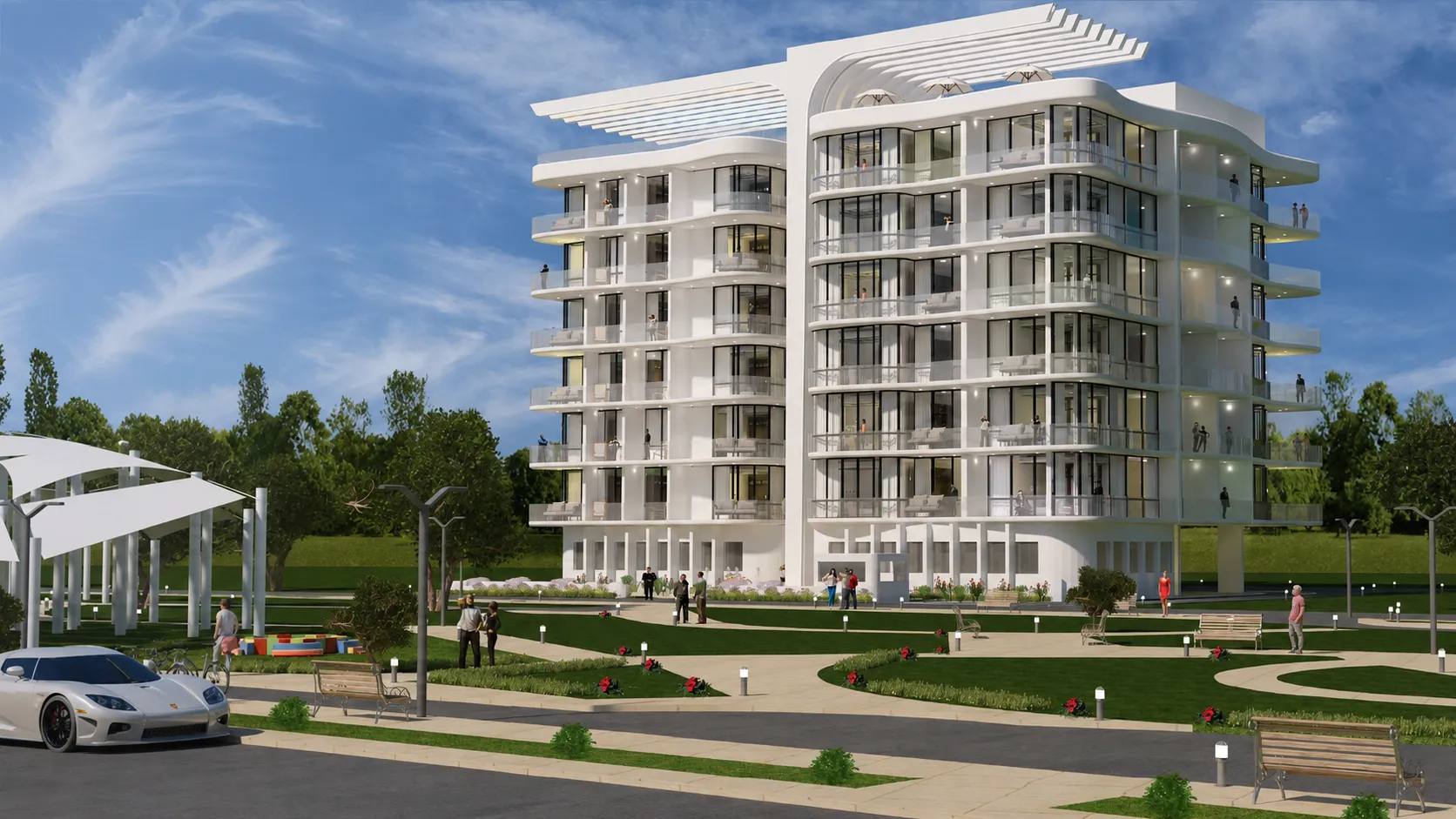 Ramada Residences by Wyndham in Dubai South architecture