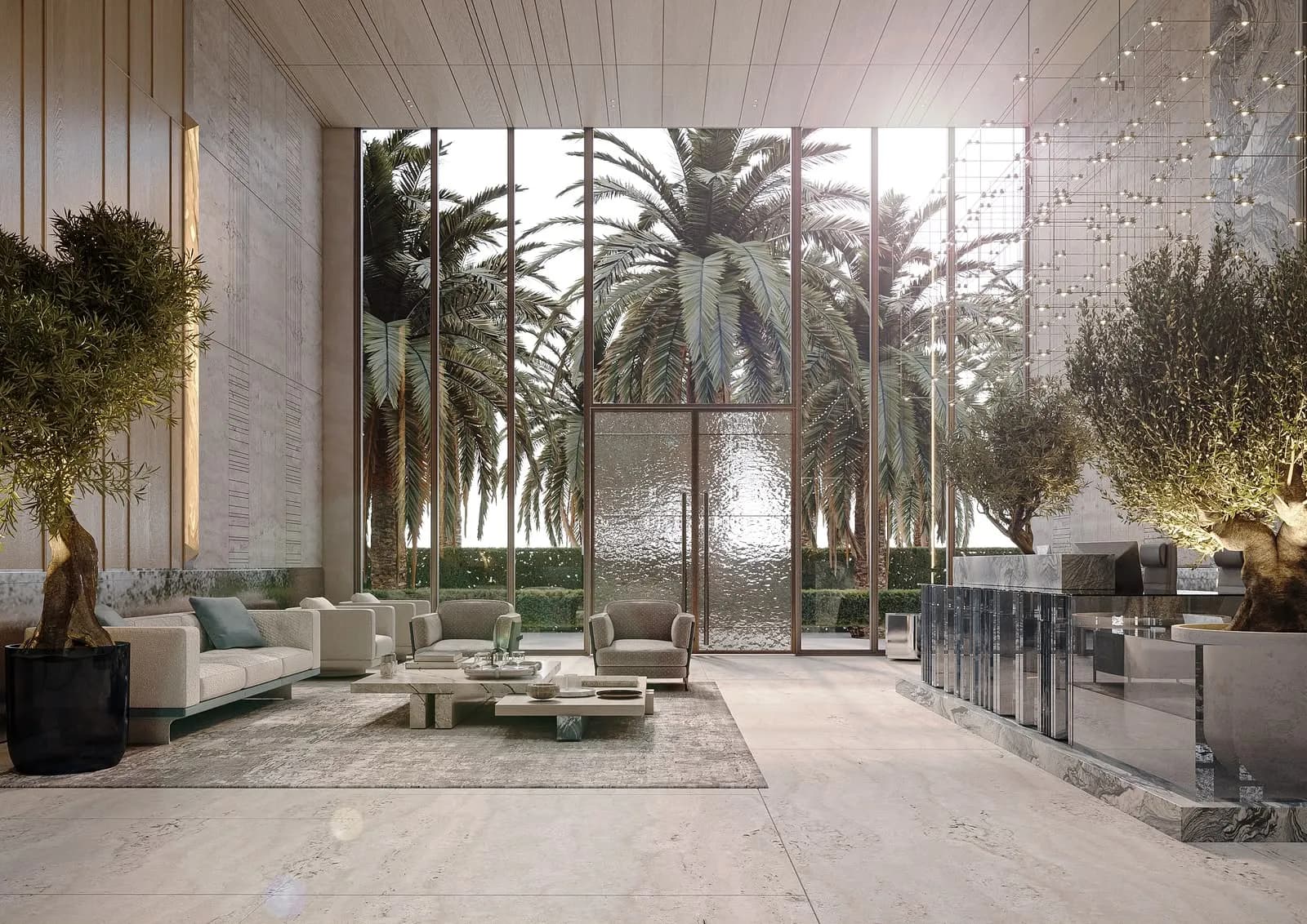 New Project by Yard lobby