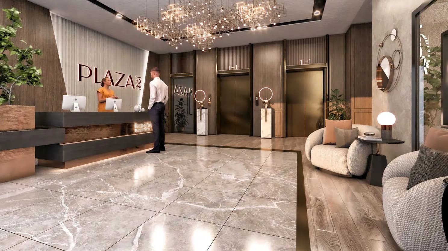 Plaza 2 lobby
