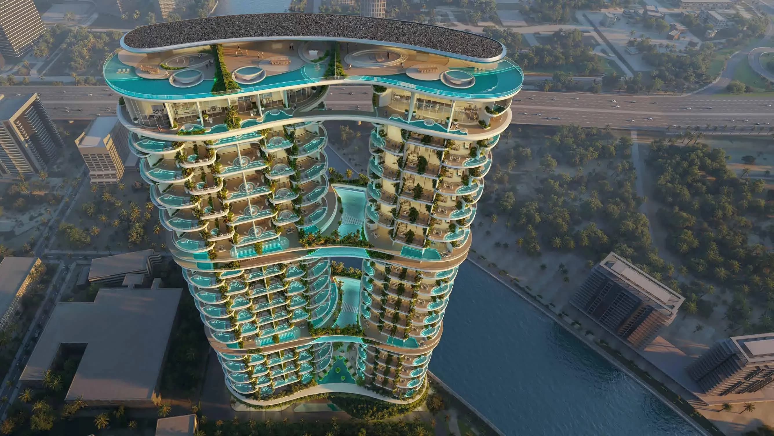Amali Residences at Business Bay architecture
