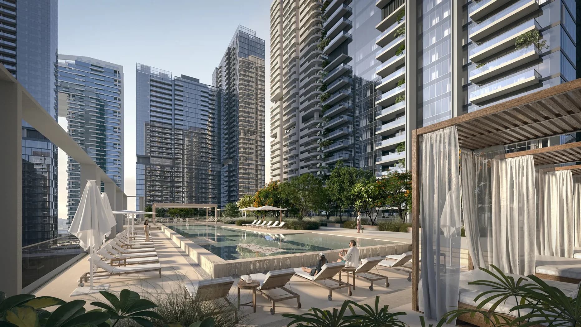 Avenue Park Towers 2 at Wasl 1 architecture