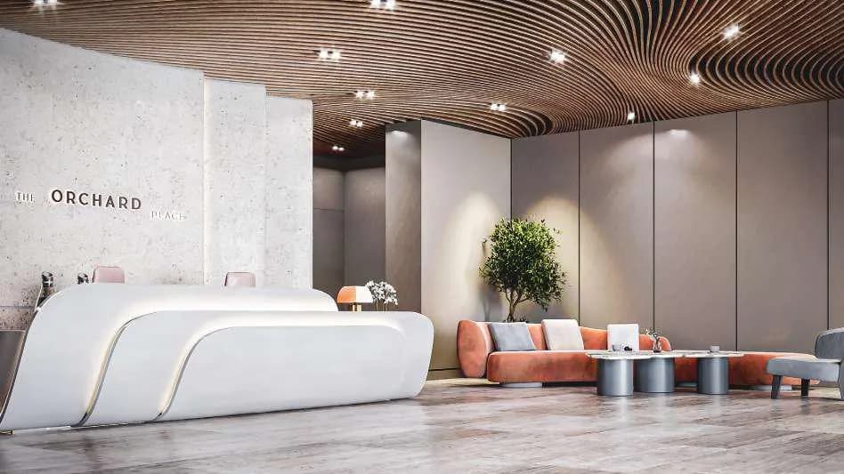 The Orchard Place Tower C lobby
