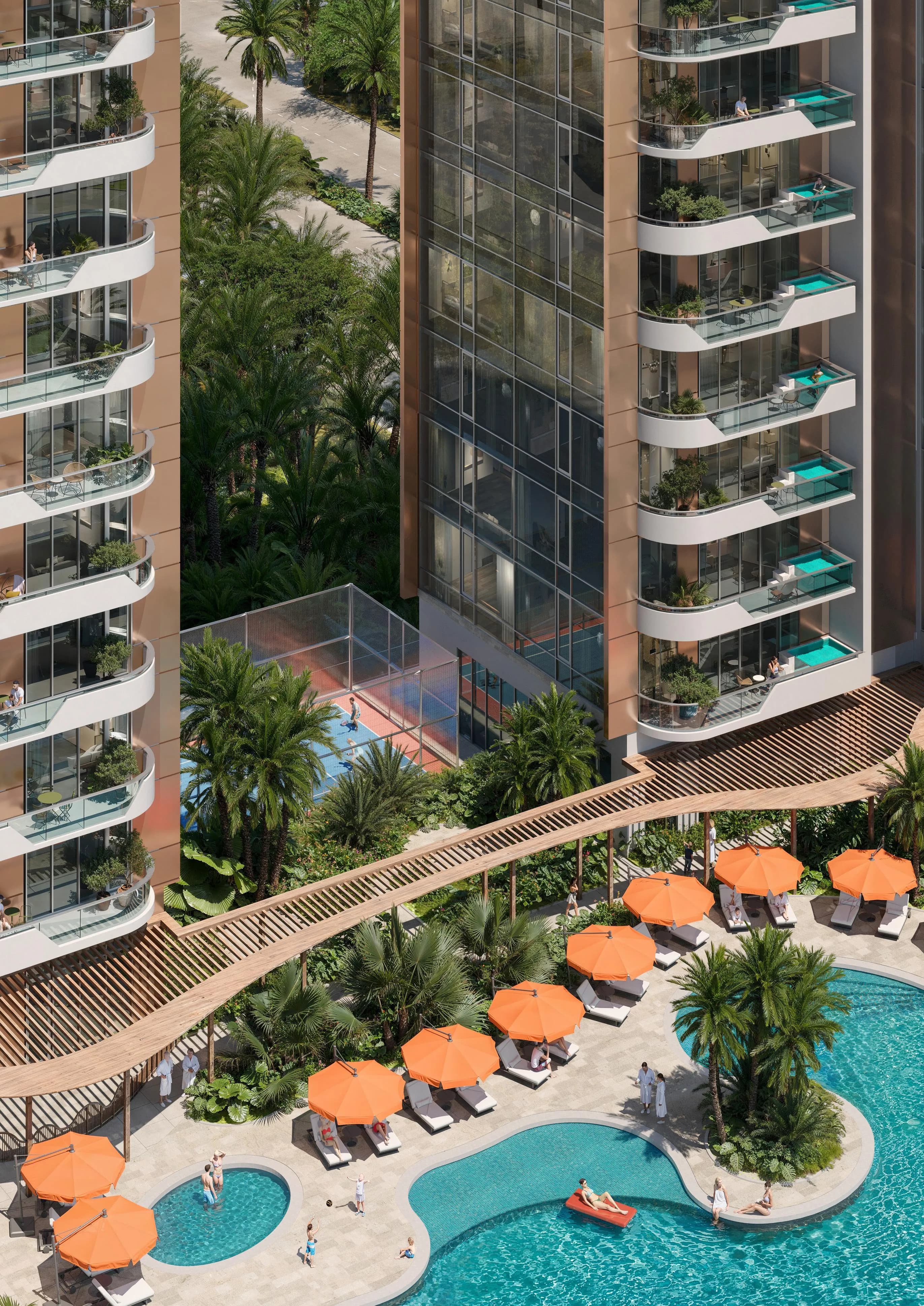 The Orchard Place Towers D & E architecture