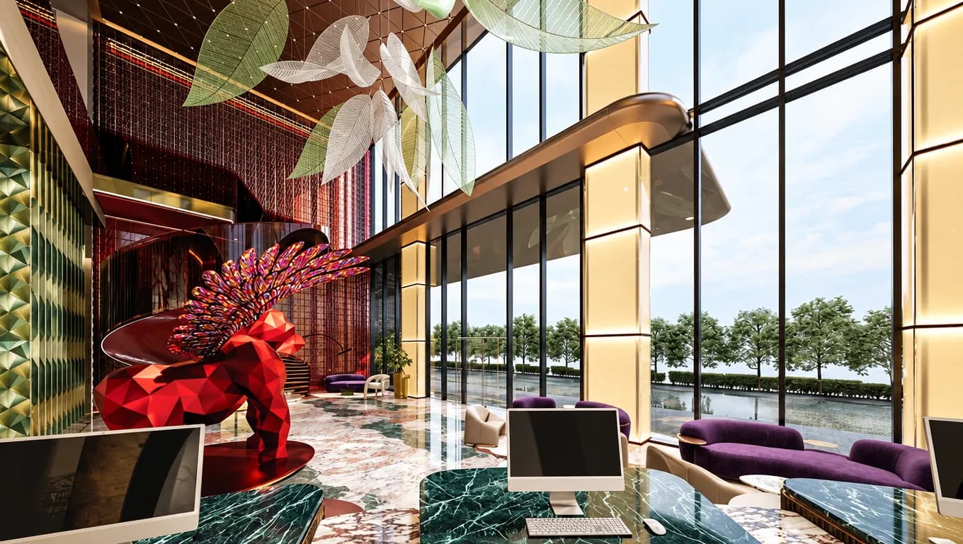 NH Collection Ras Al Khaimah Al Marjan Island Hotel & Apartments lobby