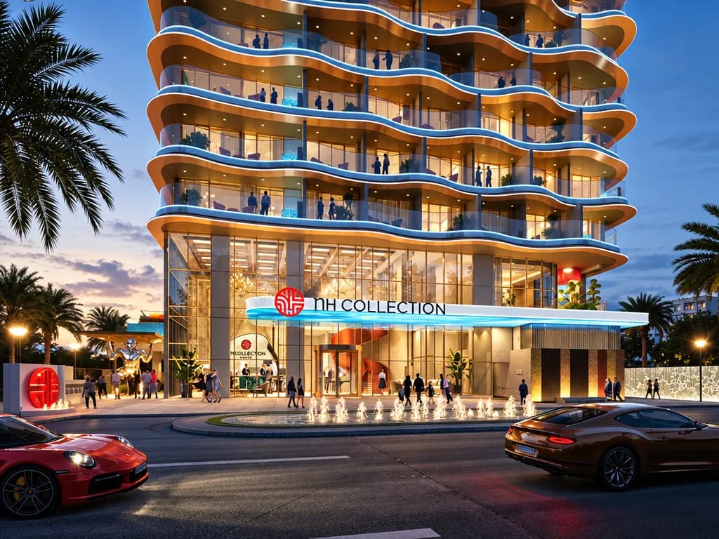 NH Collection Ras Al Khaimah Al Marjan Island Hotel & Apartments architecture