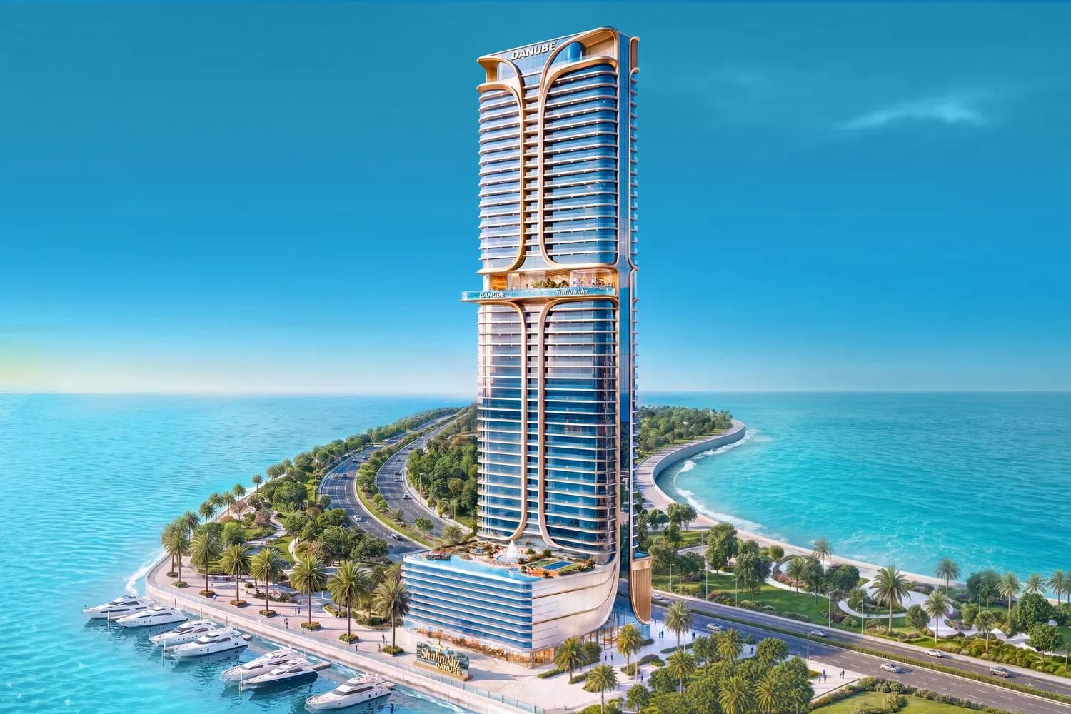 Shahrukhz Residences by Danube architecture