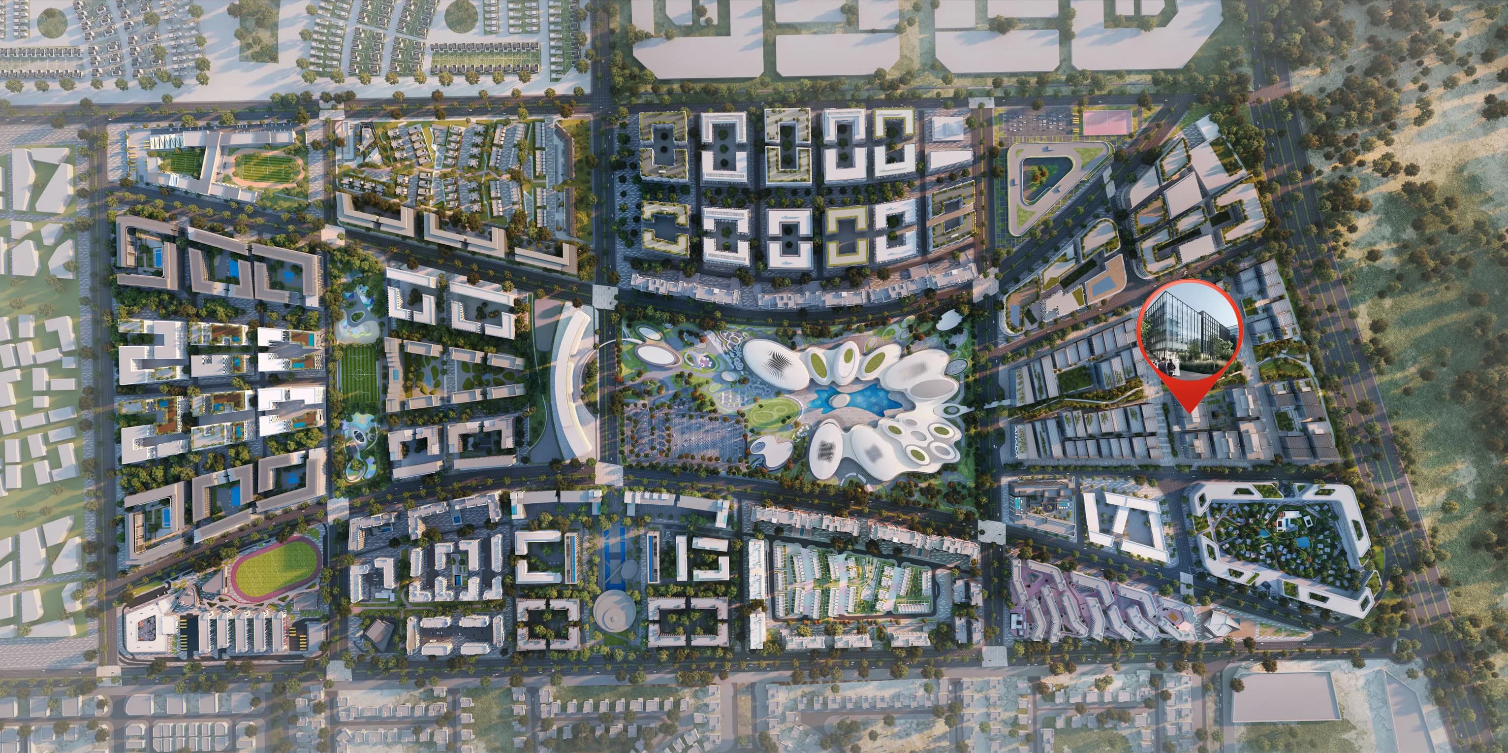 Aljada CBD Building 10 master plan
