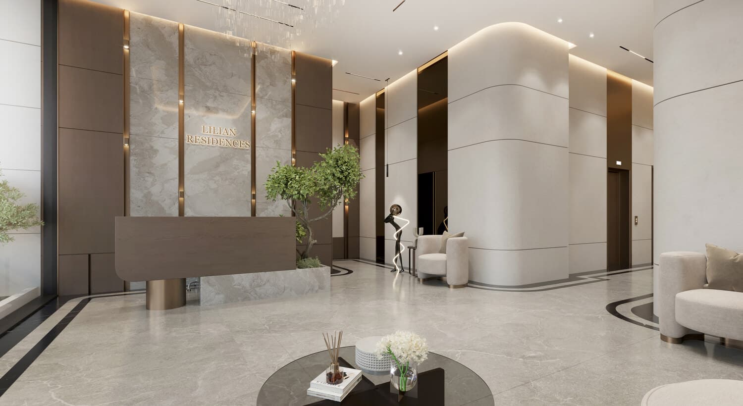 Lilian Residences lobby