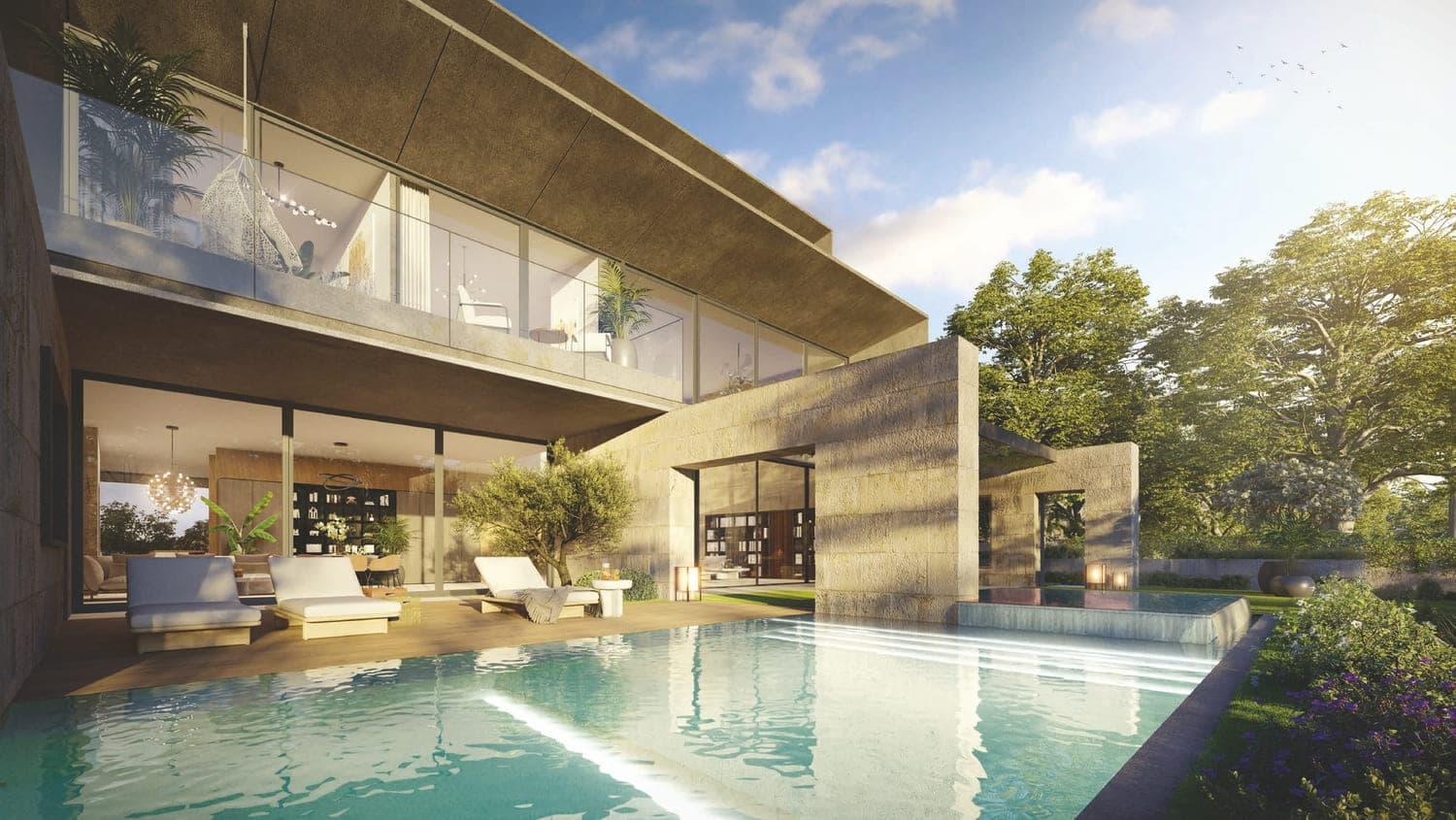 Serenity Mansions architecture