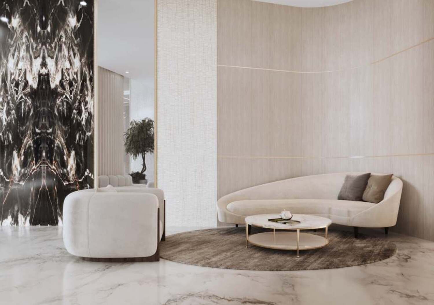 Binghatti Royale lobby