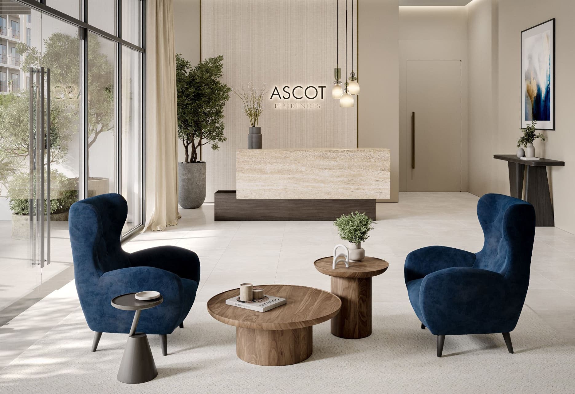 Ascot Residences lobby