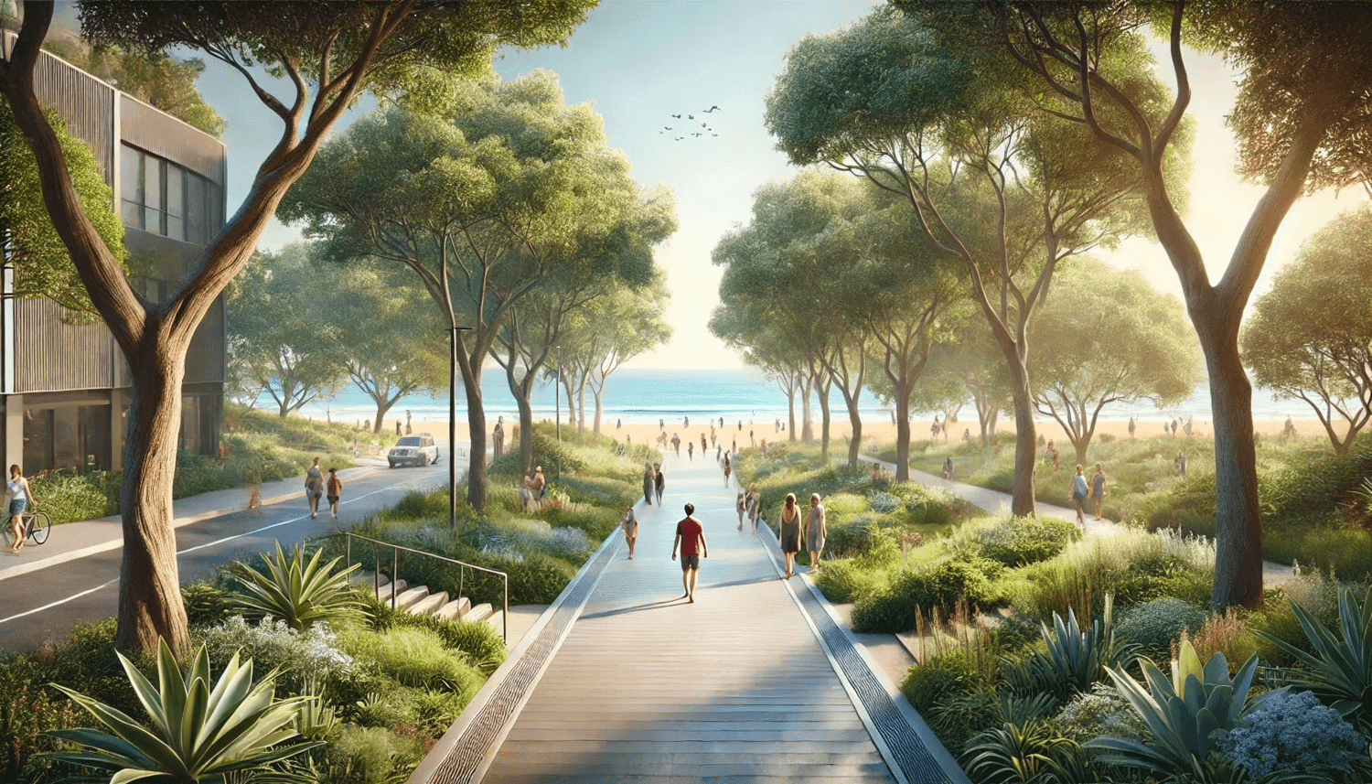 Outdoor Walking Area