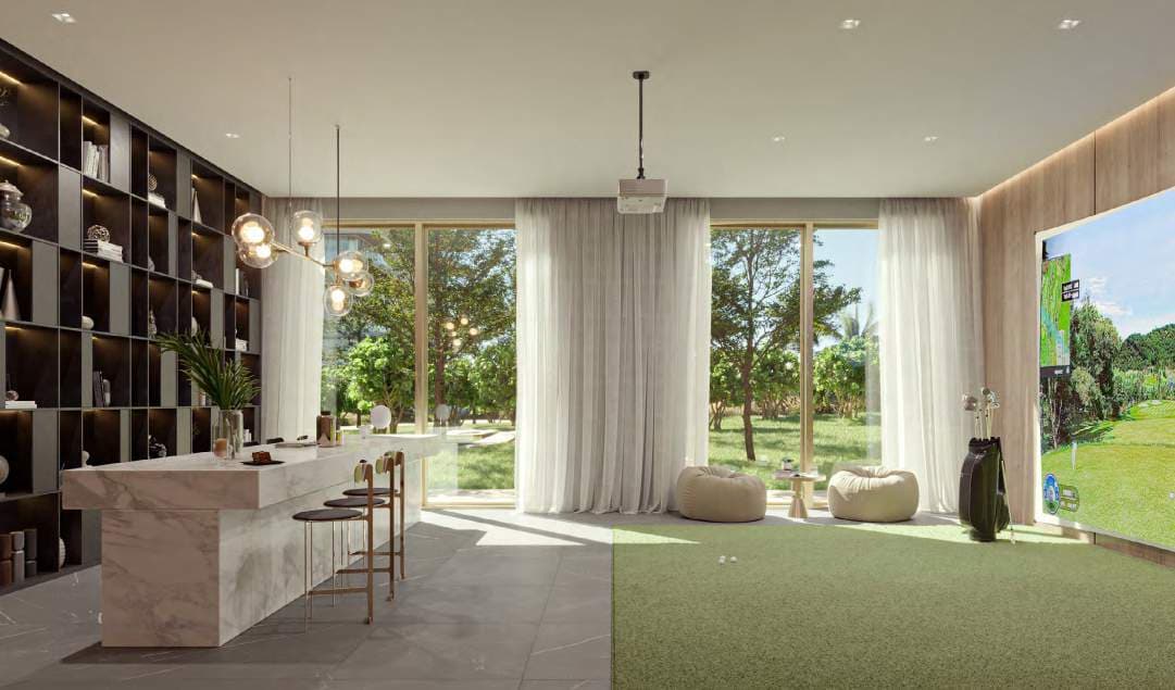 Golf Simulation Lounge