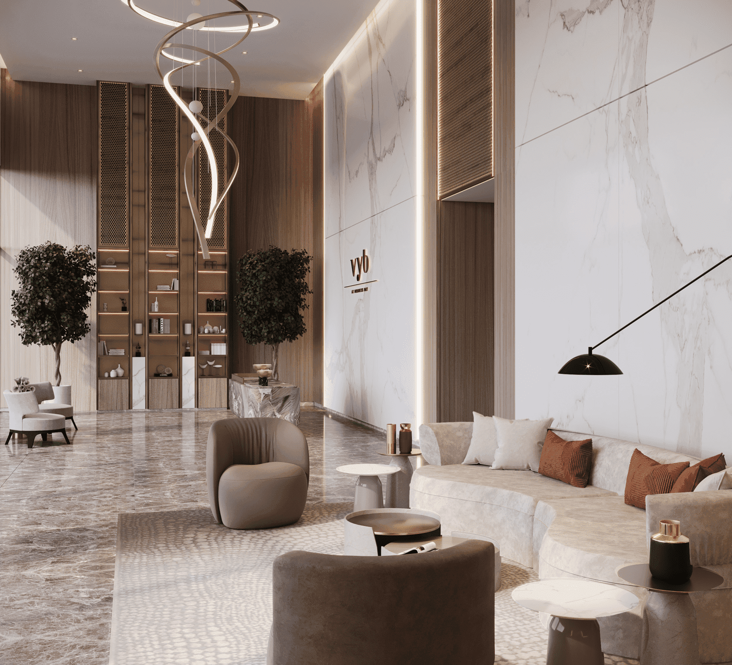 Vyb at Business Bay lobby