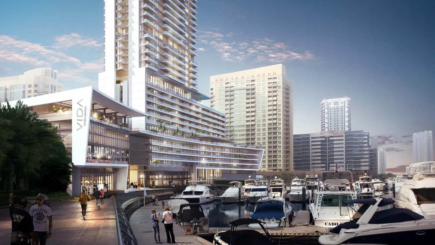 Vida Dubai Marina architecture