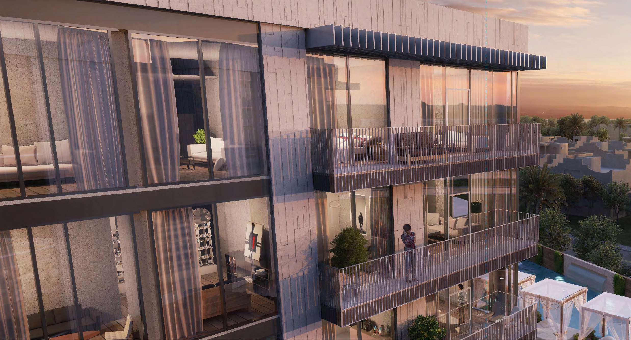 Q Gardens Boutique Residences architecture