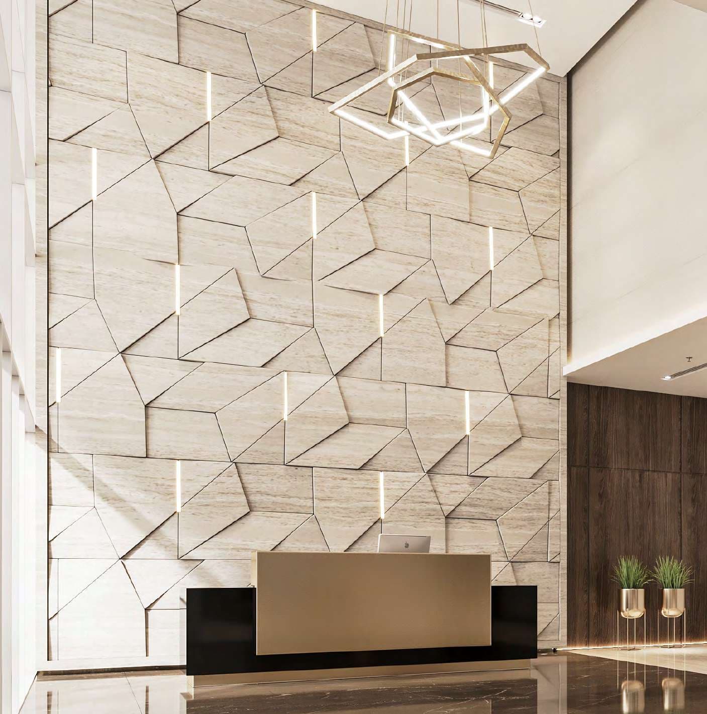 Wasl 1 Park Views Residences Tower B lobby