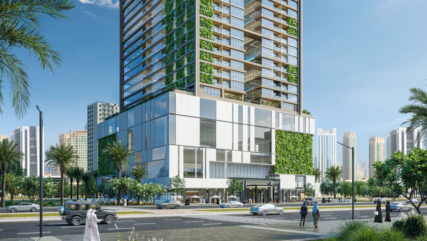 Sky Gardens Tower architecture