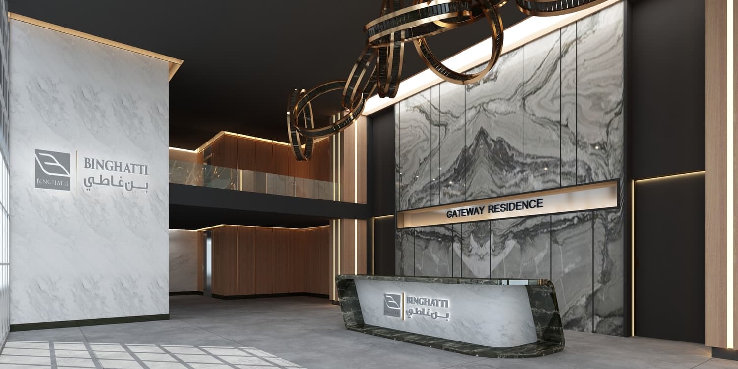 Binghatti Gateway lobby