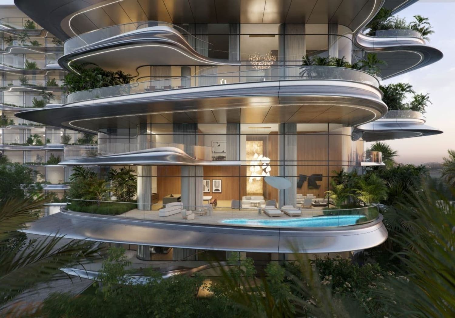 SLS Residences at Palm Jumeriah architecture