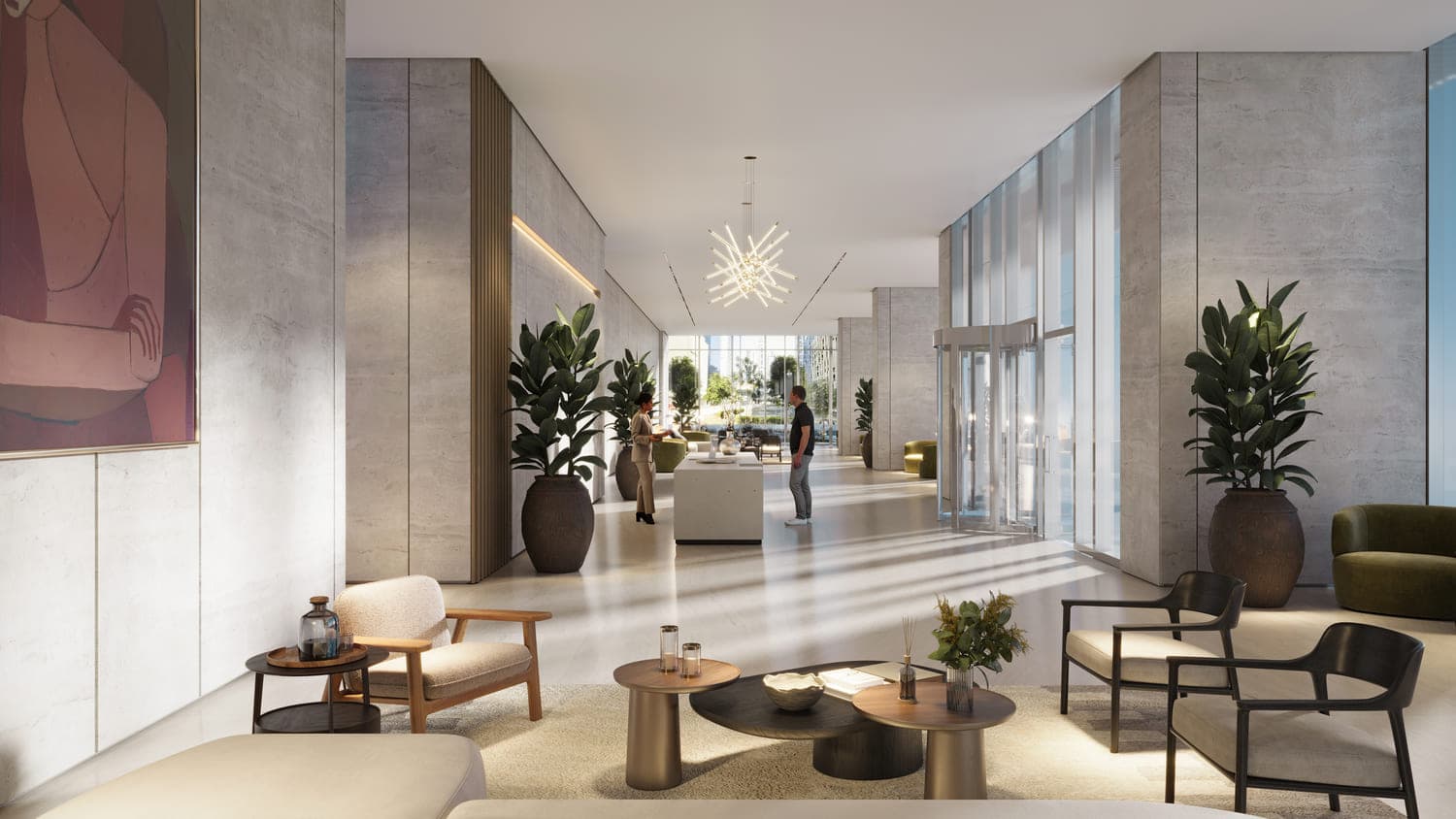 DIFC Heights Tower lobby