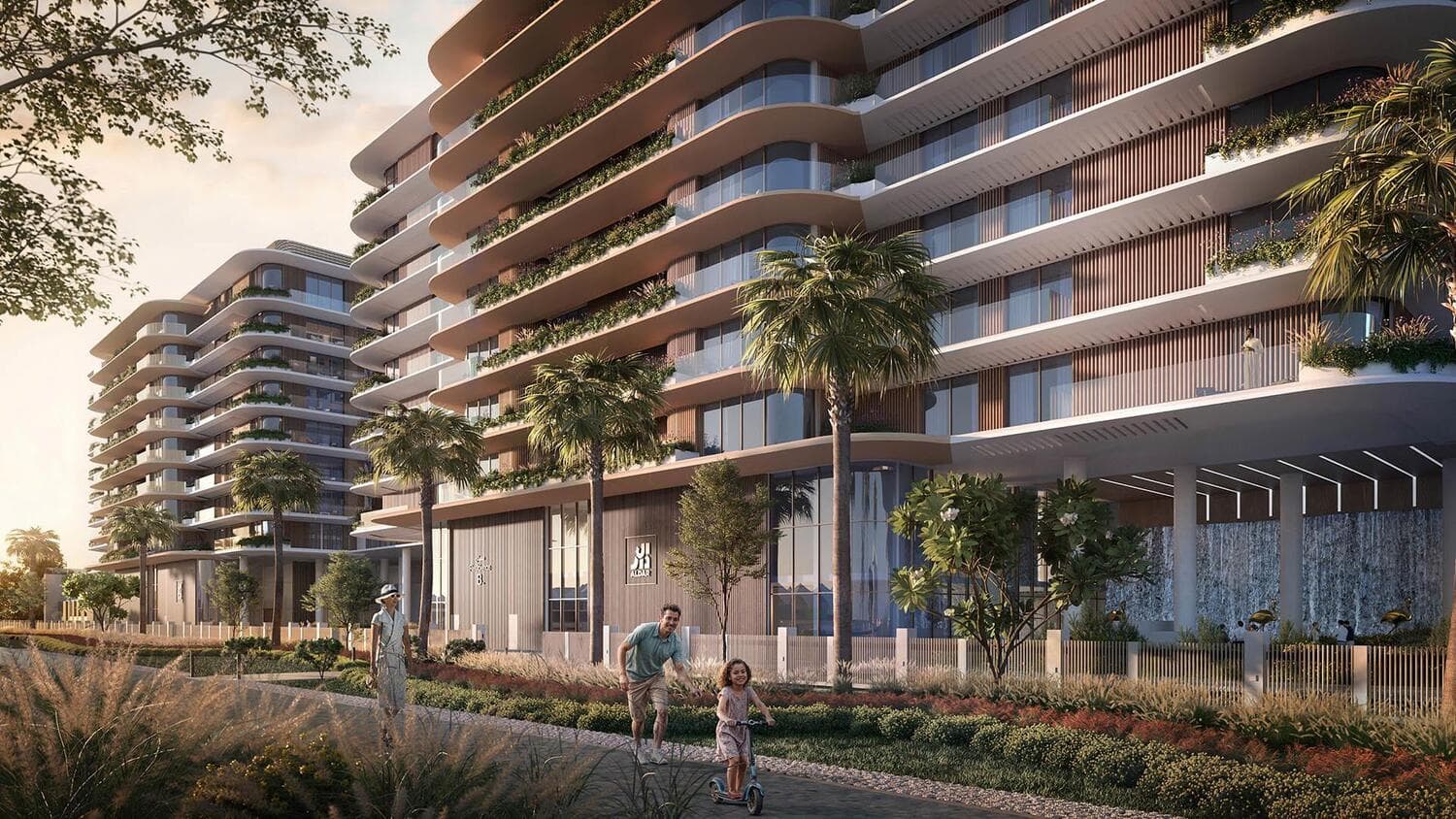 Waldorf Astoria Residences Yas architecture