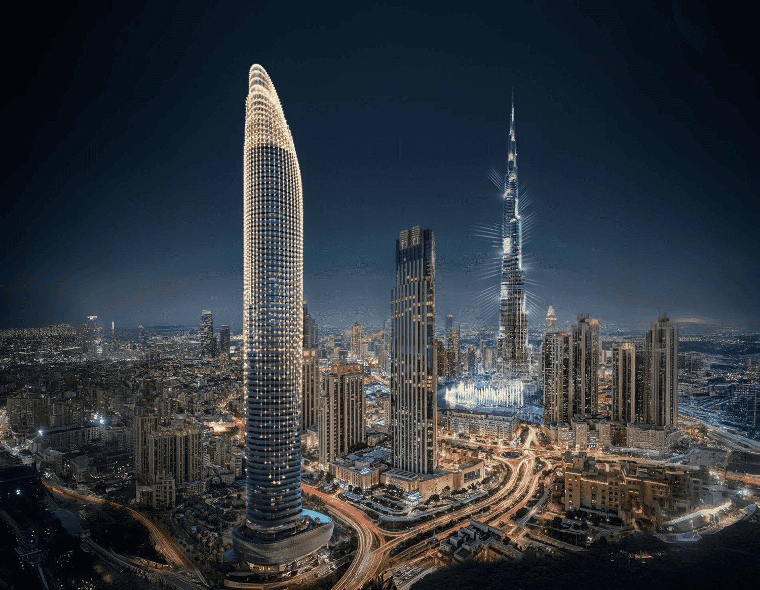 Binghatti Skyblade architecture